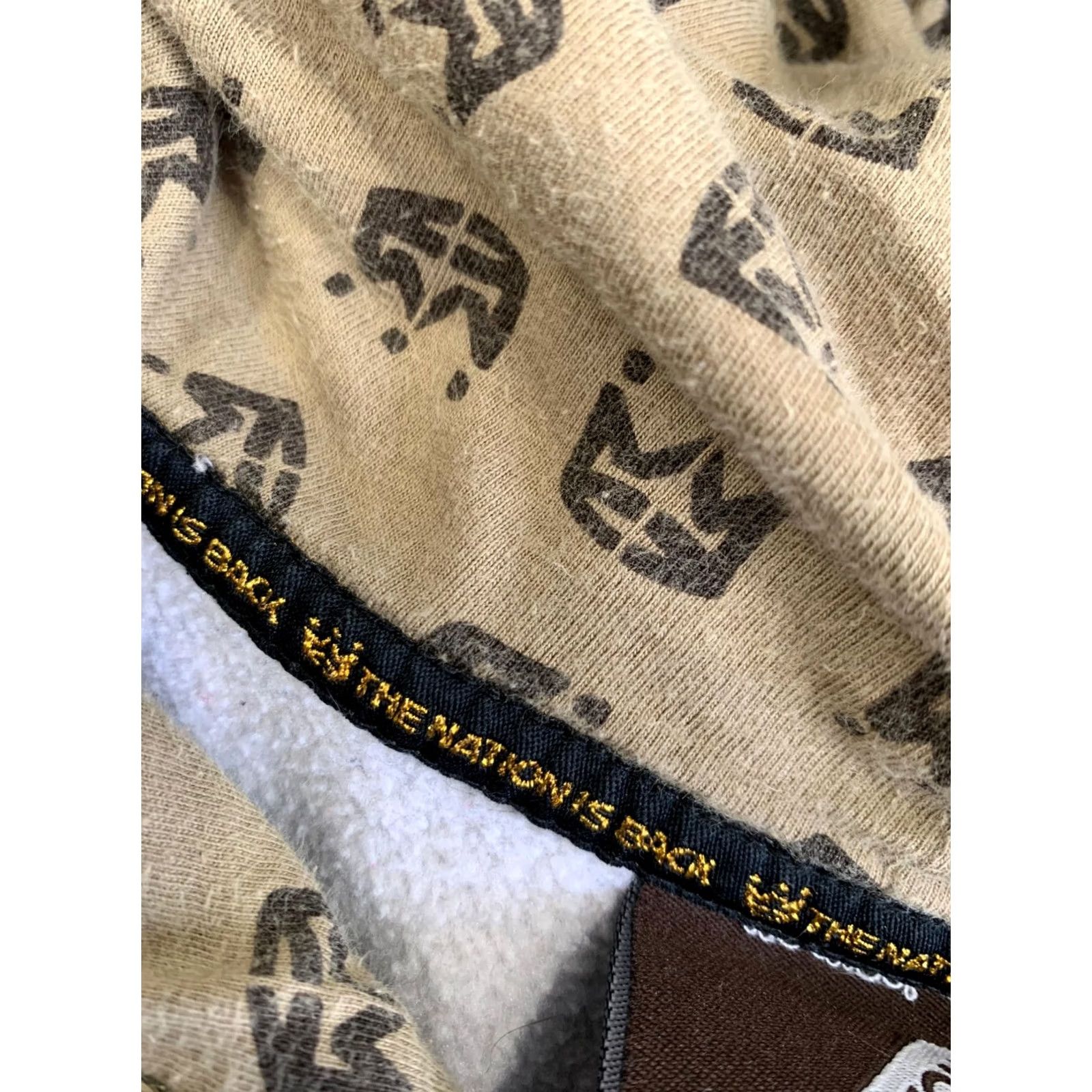 Vintage PNB Nation Skull Graphic Camo Hoodie Men’s XL Streetwear Pullover Army Military #107 Size US XL / EU 56 / 4 - 7 Thumbnail