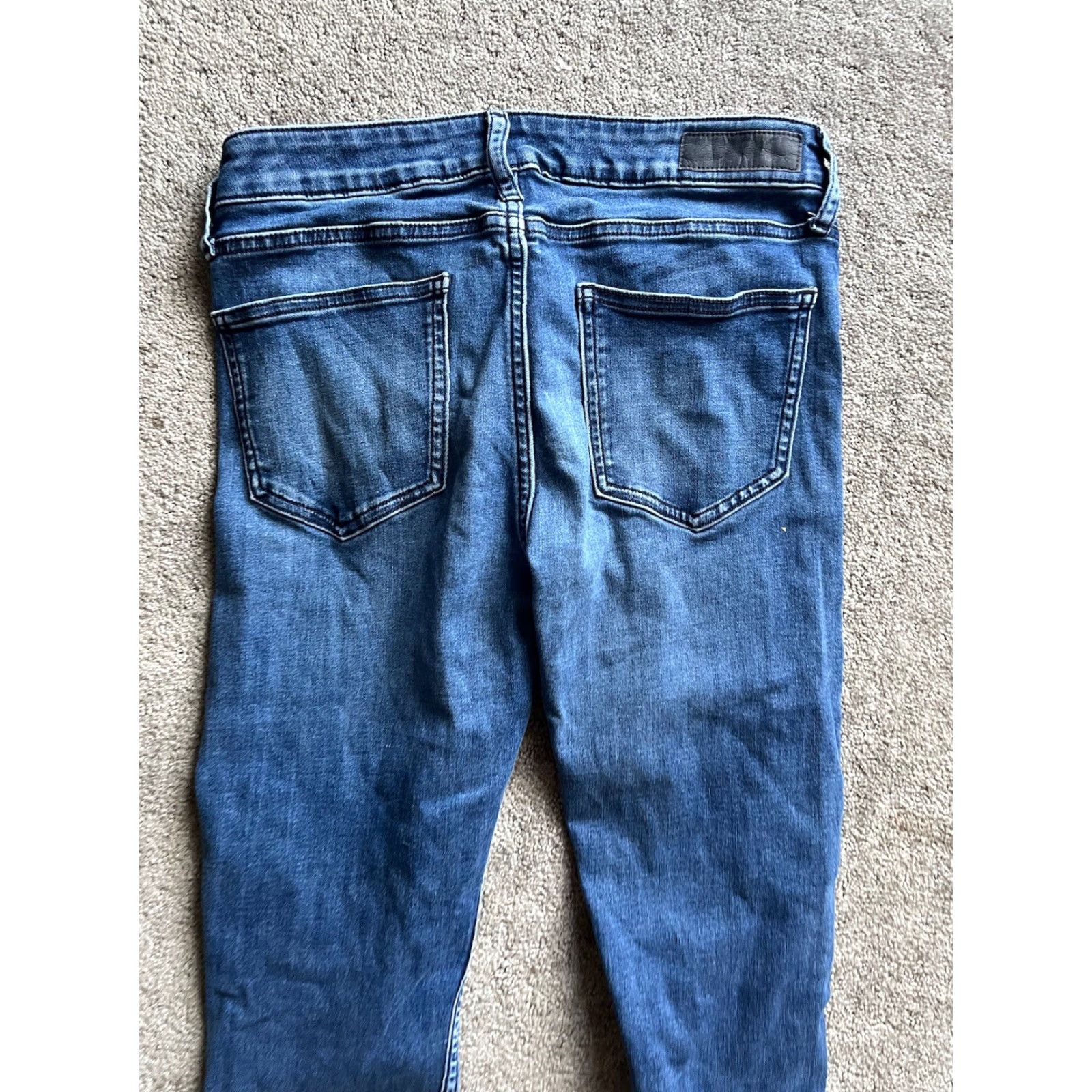 Calvin Klein VINTAGE Calvin Klein Women's Jeans Slim Boyfriend 2 Medium Wash Blue Straight Flare Size 26" / US 2 / IT 38 - 2 Thumbnail