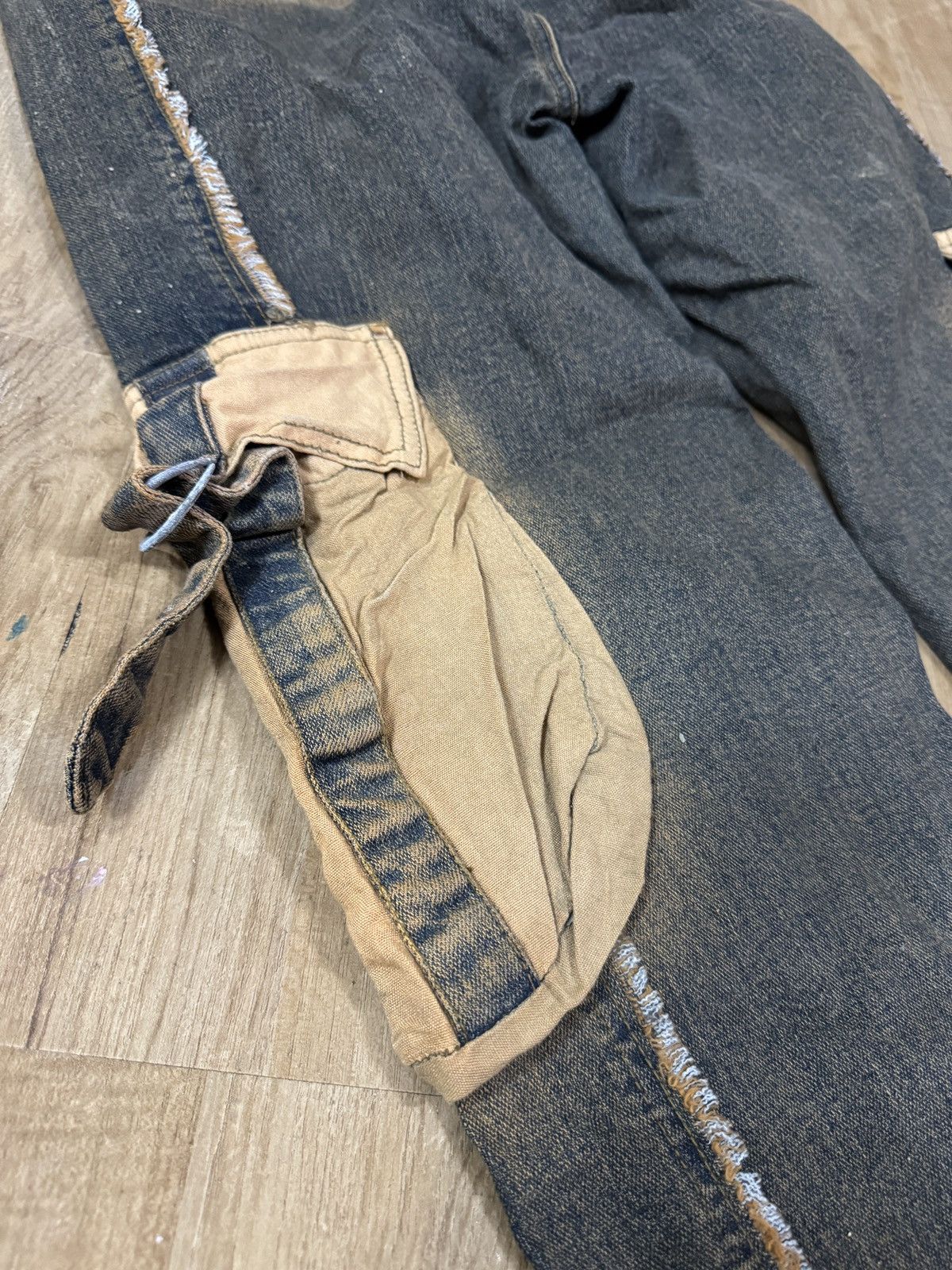 If Six Was Nine Japanese Brand Bondage jeans Size US 33 - 5 Thumbnail