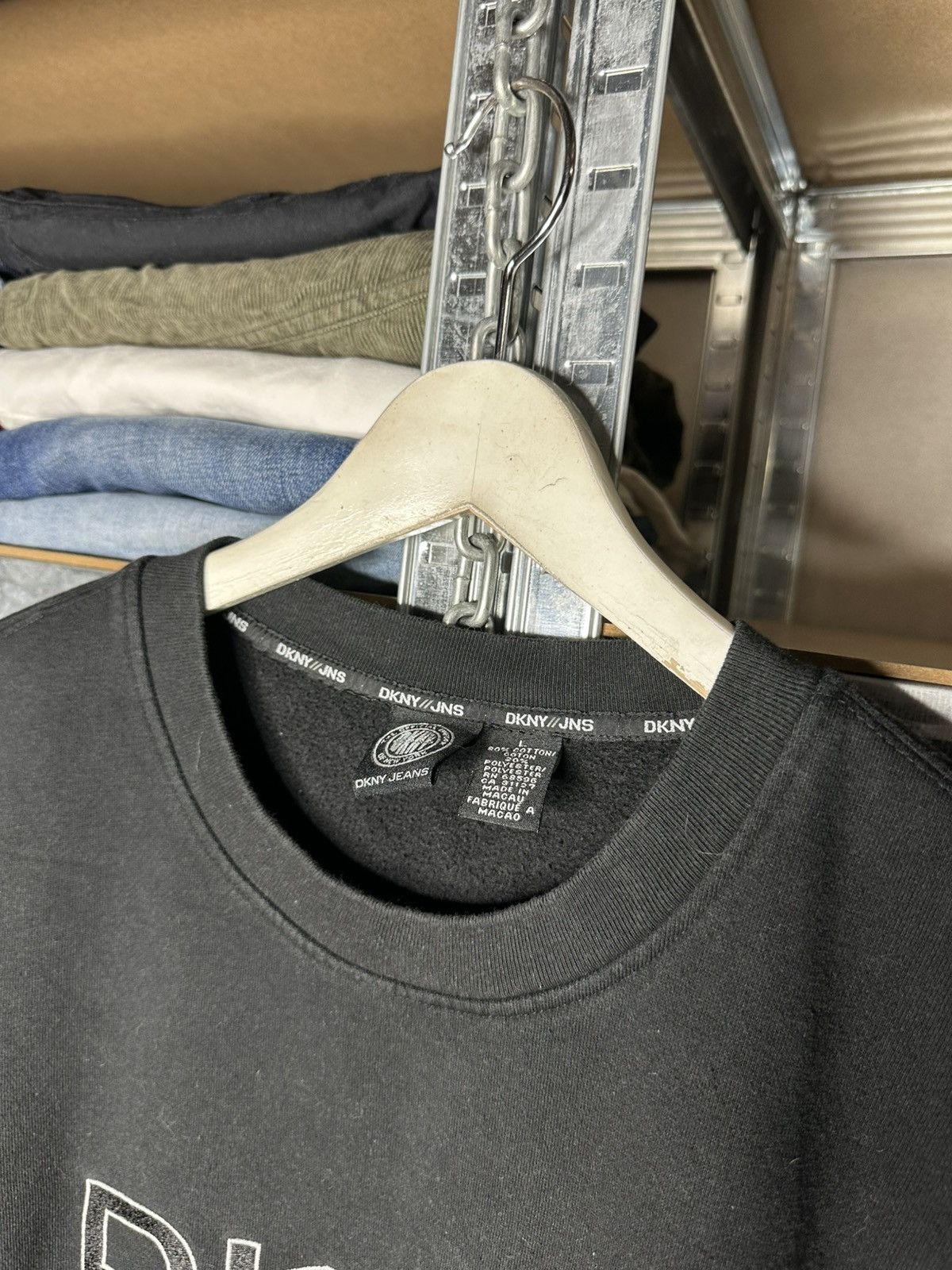 DKNY VINTAGE DKNY JEANS Donna Karan New York Sweatshirt Men's L Size US L / EU 52-54 / 3 - 7 Thumbnail