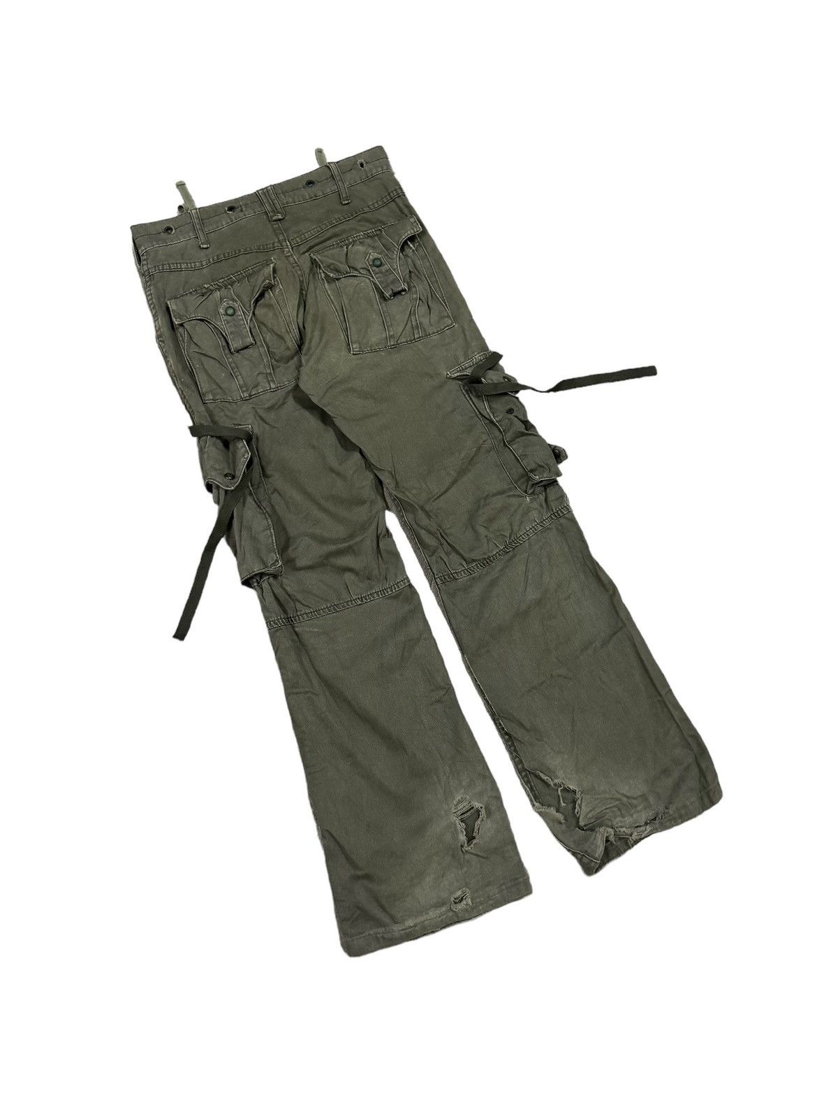 Japanese Brand × Orslow × Vintage Vtg🔥Japanese Brand Bondage Parachute Cargo Pants Size US 30 / EU 46 - 13 Thumbnail