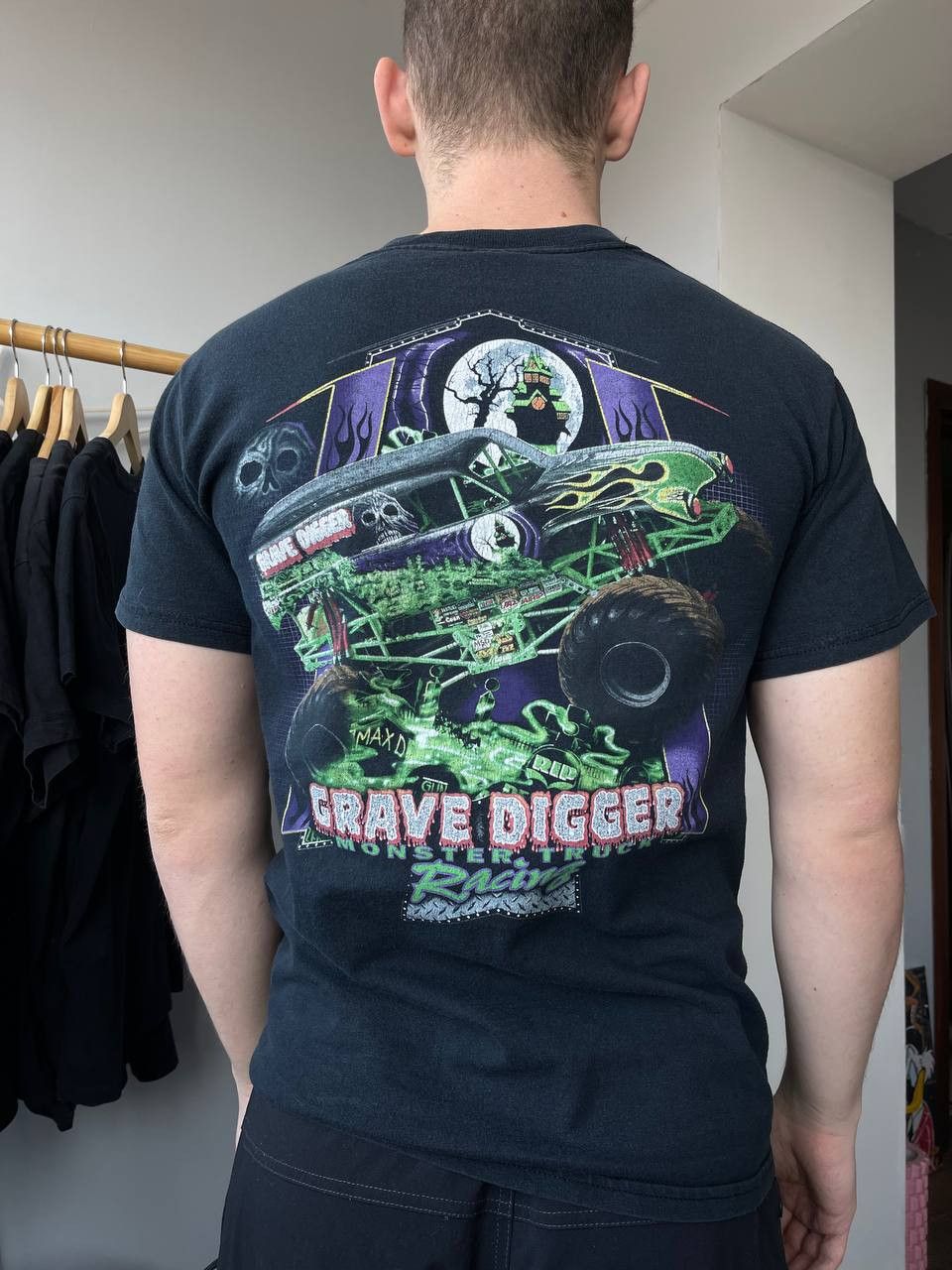 Streetwear × Vintage Vintage Grave Digger Monster Jam Graphic Tee Size US S / EU 44-46 / 1 - 1 Thumbnail
