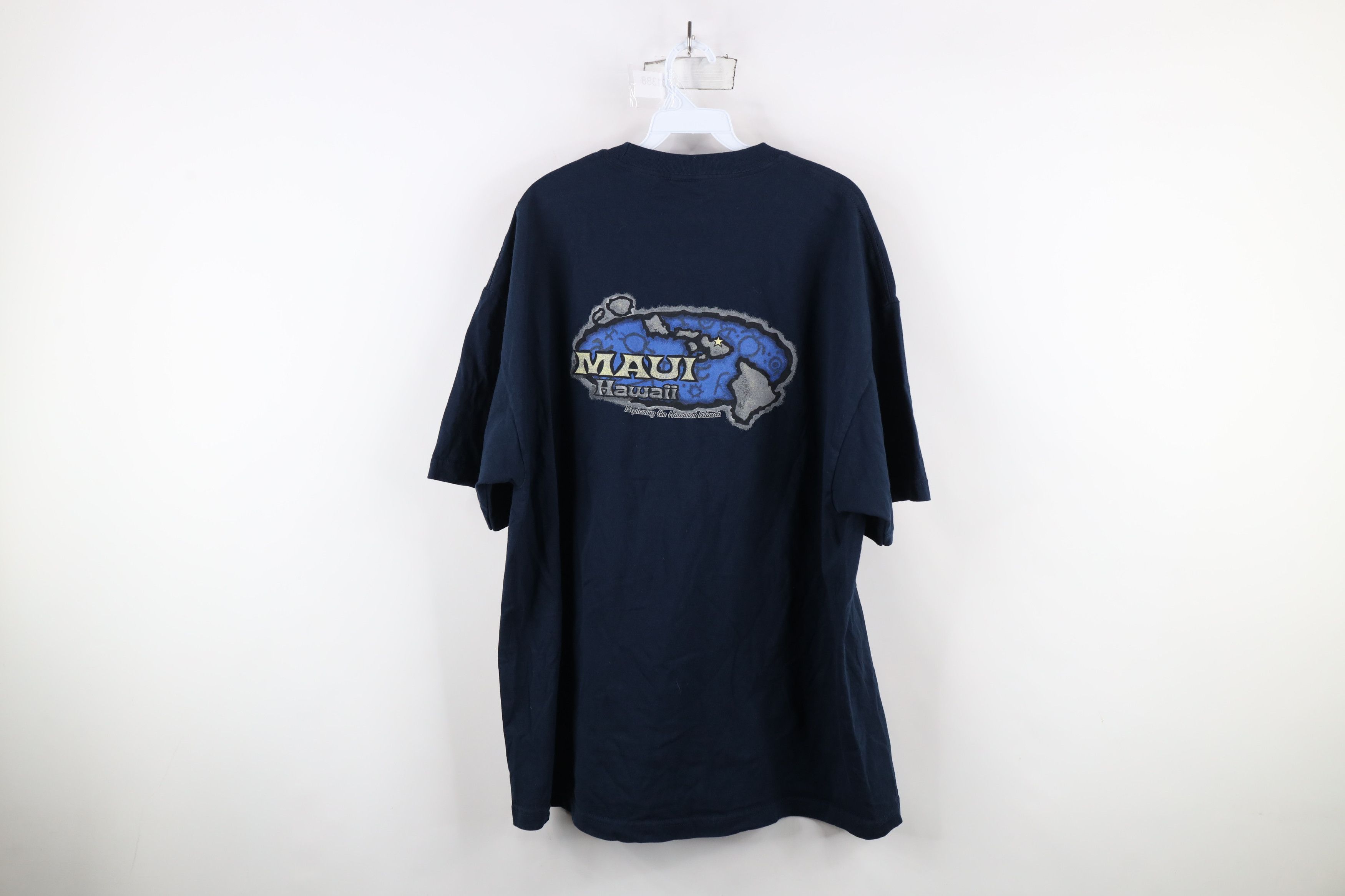Vintage Vintage Y2K Streetwear The Valley Isle Maui Hawaii T-Shirt Size US XXL / EU 58 / 5 - 10 Thumbnail