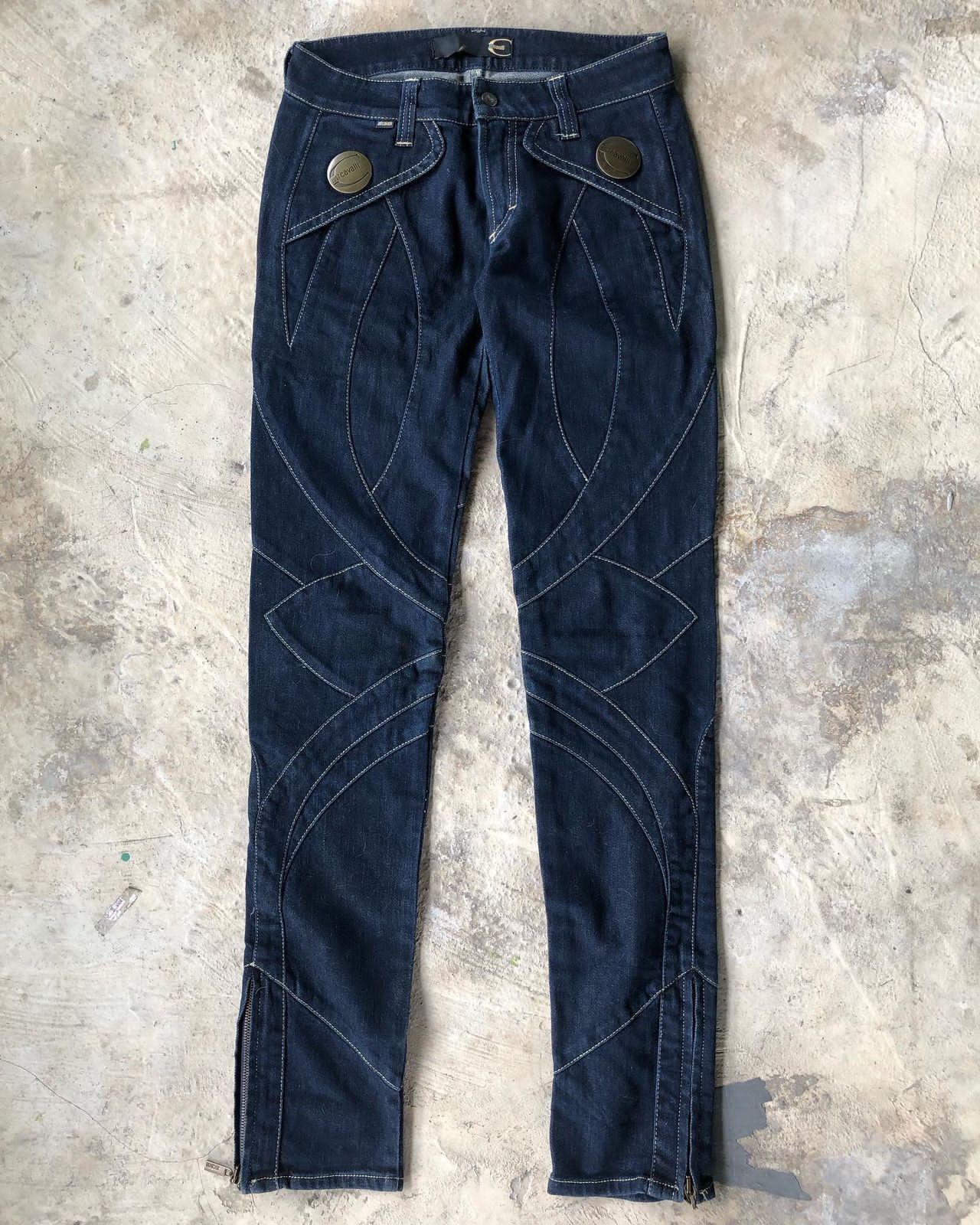 Just Cavalli 2000s Roberto Cavalli Tattoo Pants Size US 28 / EU 44 - 1 Thumbnail
