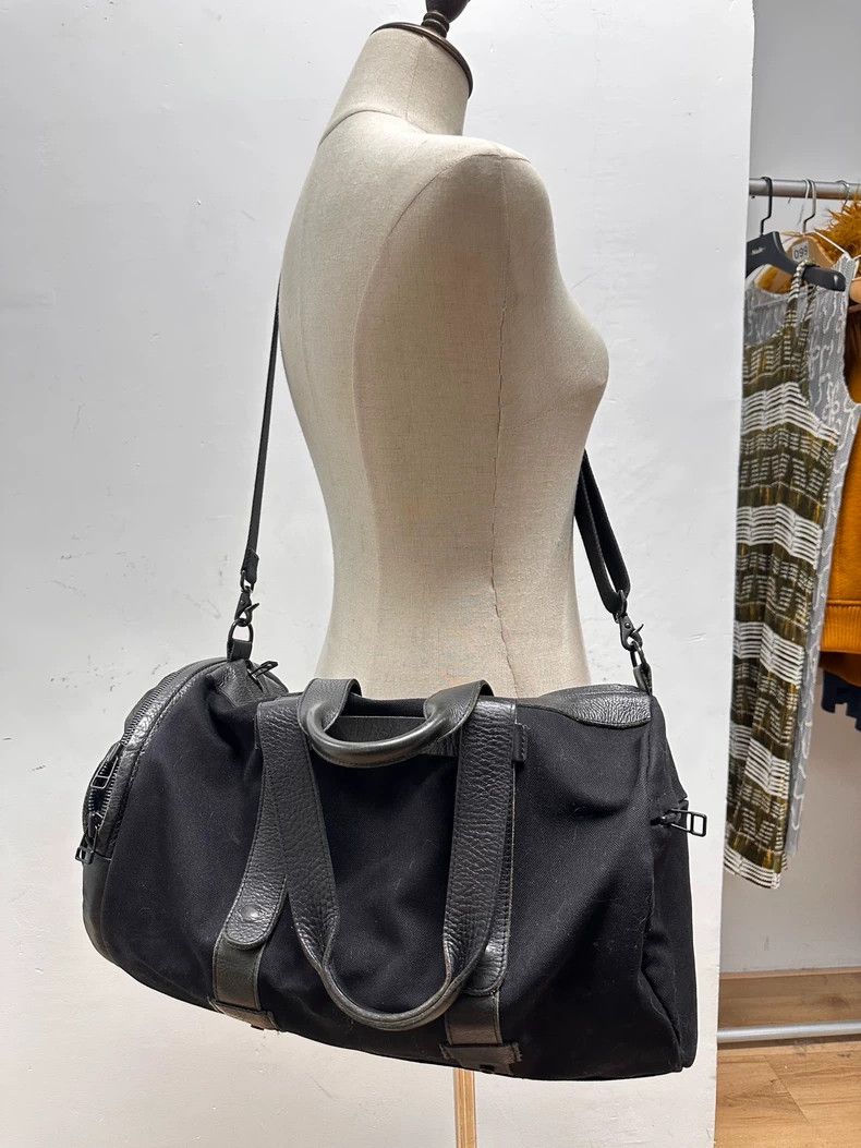 Yohji Yamamoto Bucket Canvas Patchwork Cross-body Bag Hand