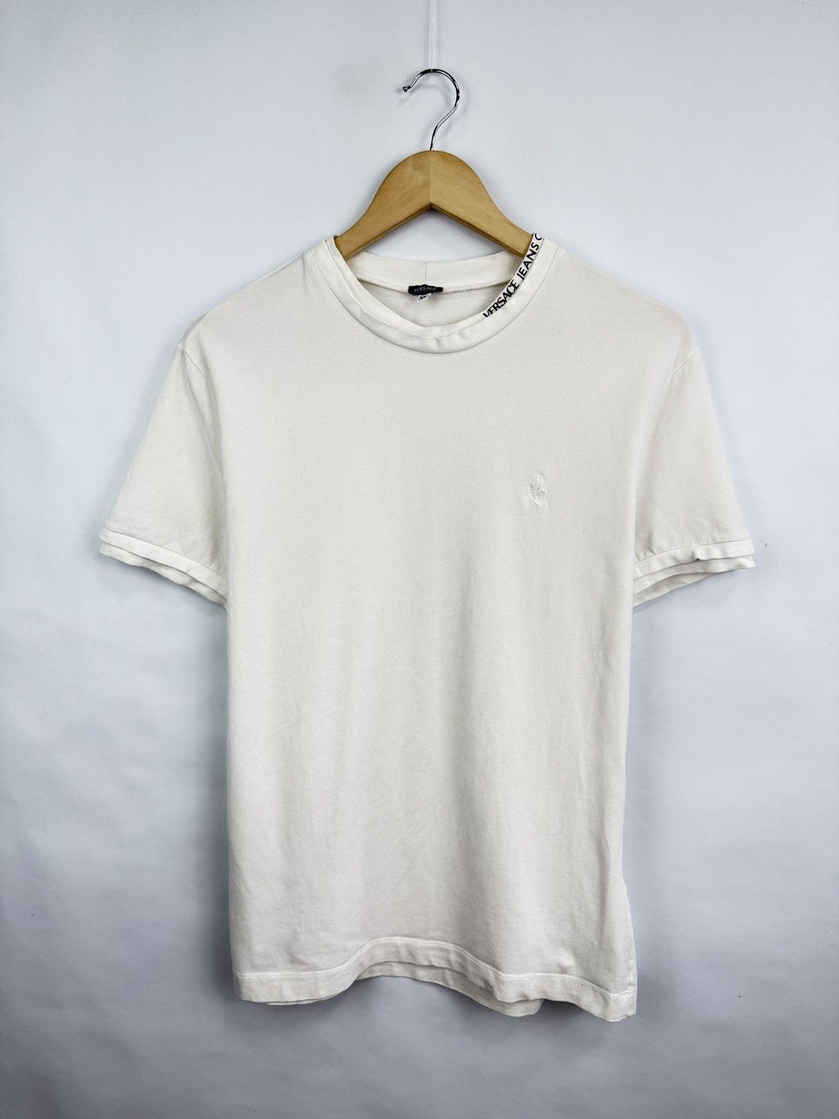 Versace Jeans Couture 🇮🇹 Vintage 90s Versace Collection T-Shirt Y2K Rare Streetwear Size US L / EU 52-54 / 3 - 3 Thumbnail