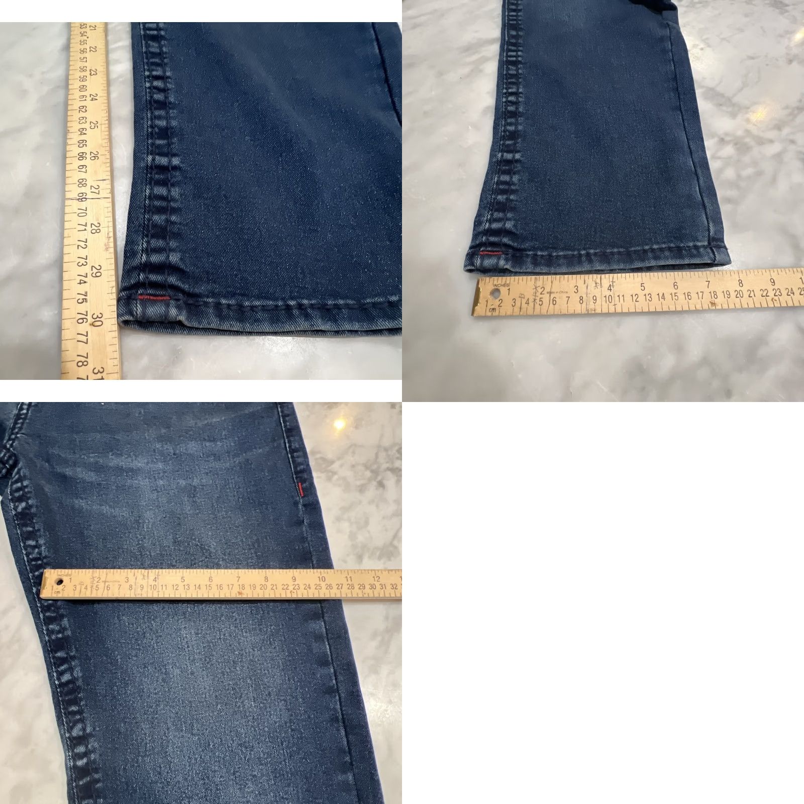 True Religion True Religion Geno Big T Flap Relax Slim Jeans Men 38 Dark Shivering Wash 701182 NWT Size ONE SIZE - 11 Thumbnail