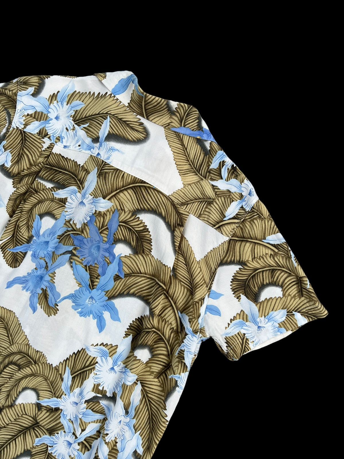 Vintage Vintage 90s Ani Ani 🇯🇵 Open Collar Rayon Hawaiian Shirt Size US S / EU 44-46 / 1 - 8 Thumbnail