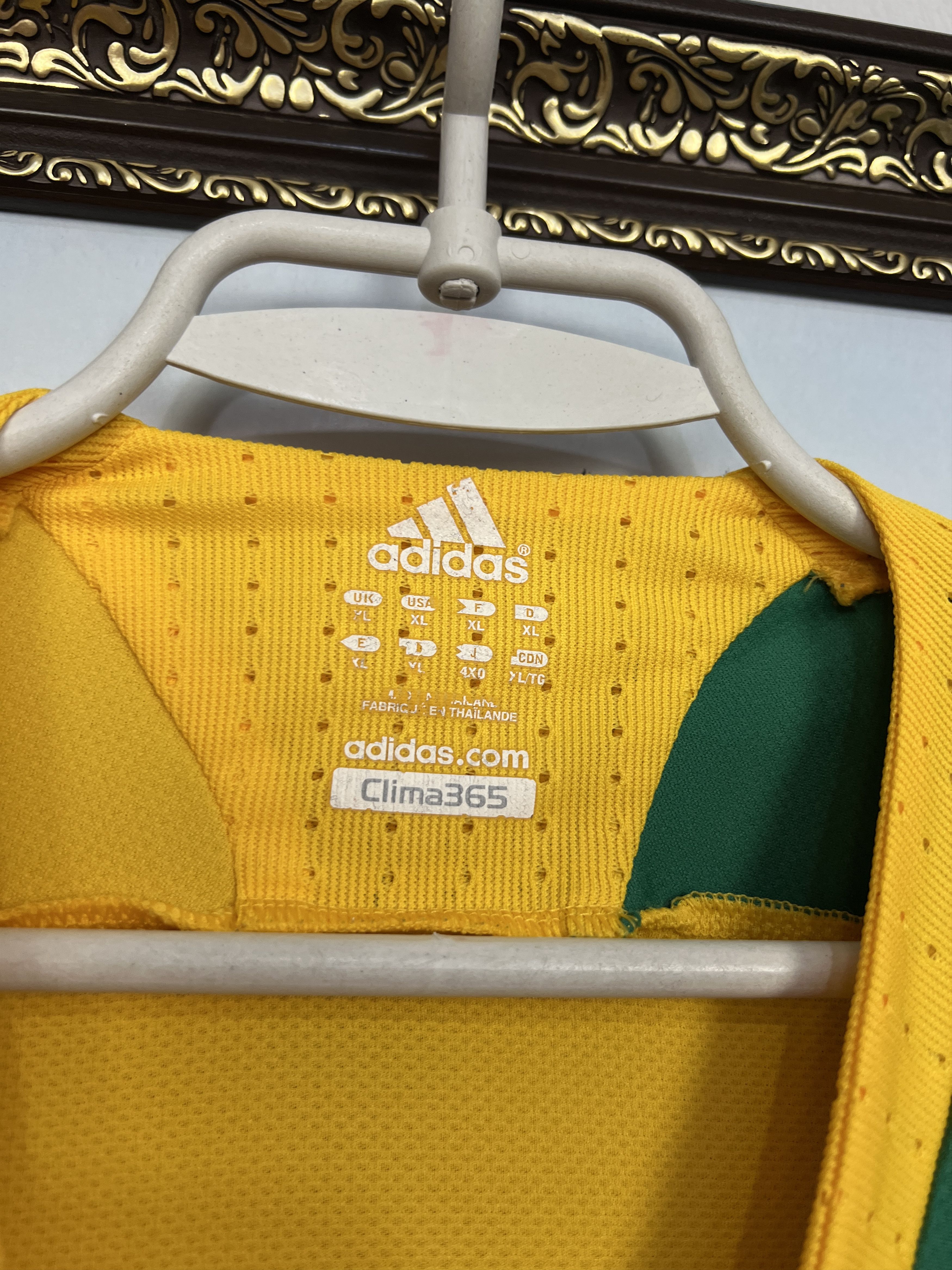 Adidas South Africa Home football shirt 2007 Soccer Jersey Trikot Size US XL / EU 56 / 4 - 6 Thumbnail