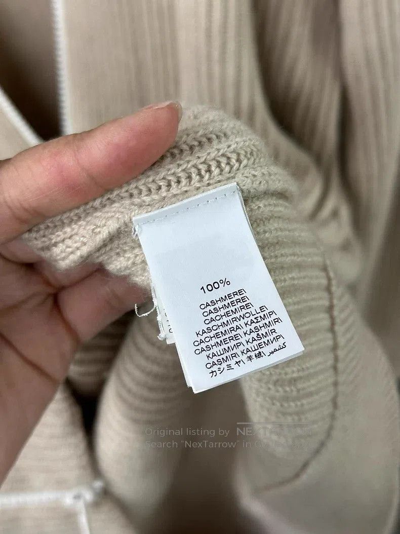 Brunello Cucinelli Brunello Cucinelli Zipper Collar Cashmere Cardigan Jacket Size S / US 4 / IT 40 - 5 Thumbnail