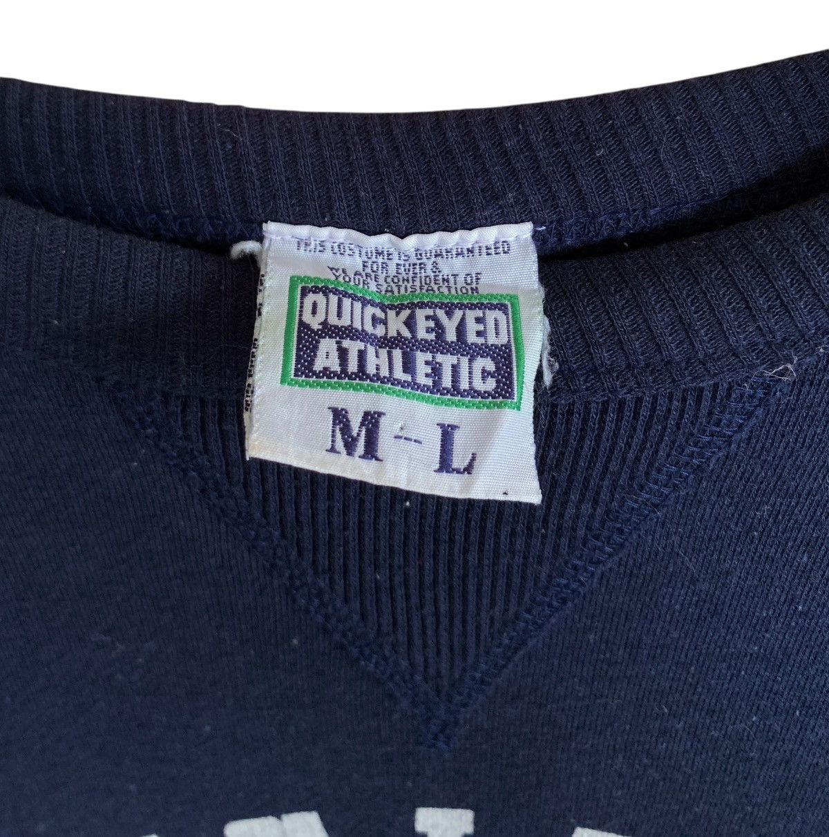 Vintage Vintage Brand Quickeyed Athletic Sweatshirt 1990s Size US M / EU 48-50 / 2 - 4 Thumbnail