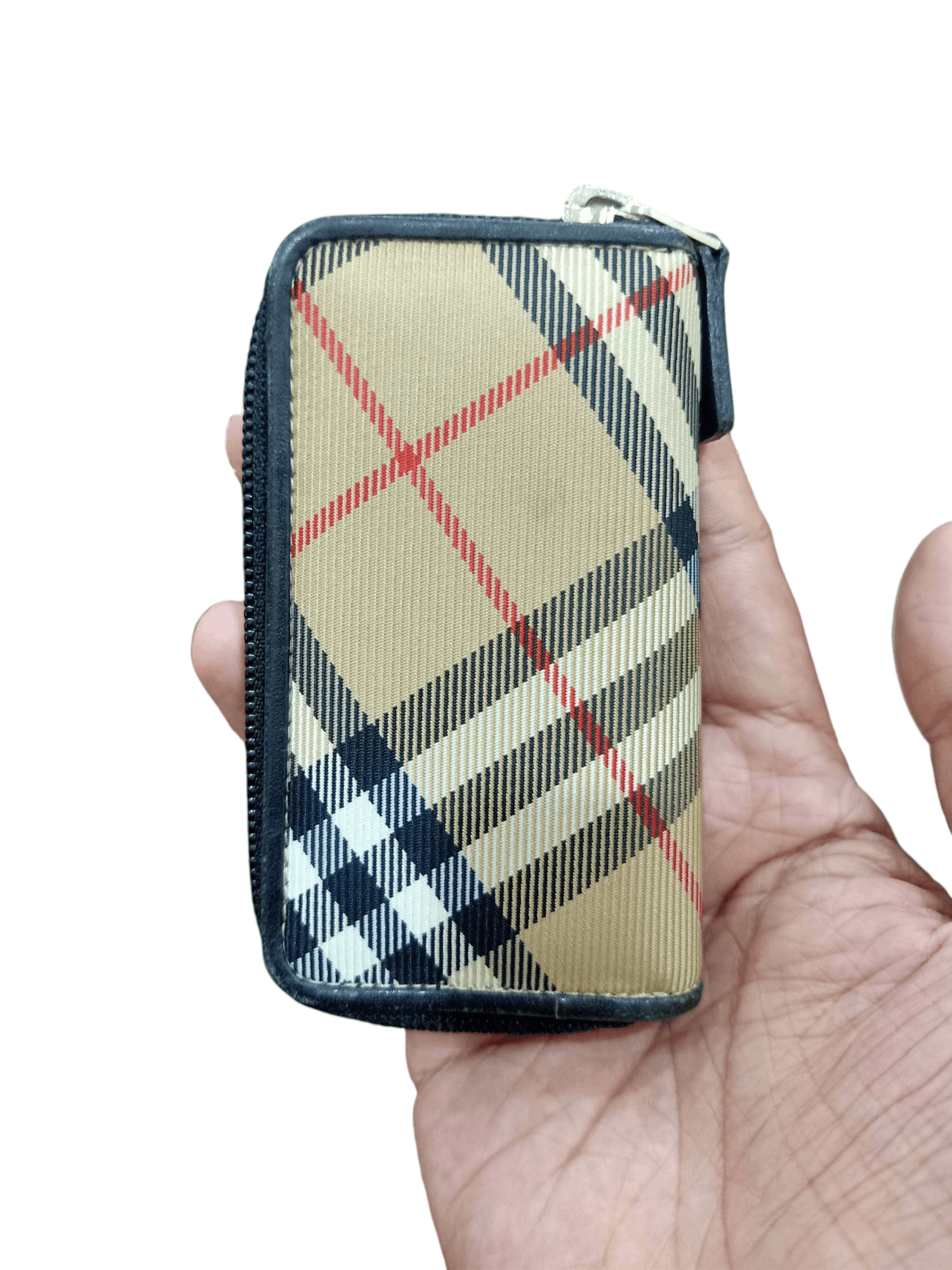 Burberry Burberry Nova Check Leather Key Case Holder Size ONE SIZE - 2 Thumbnail