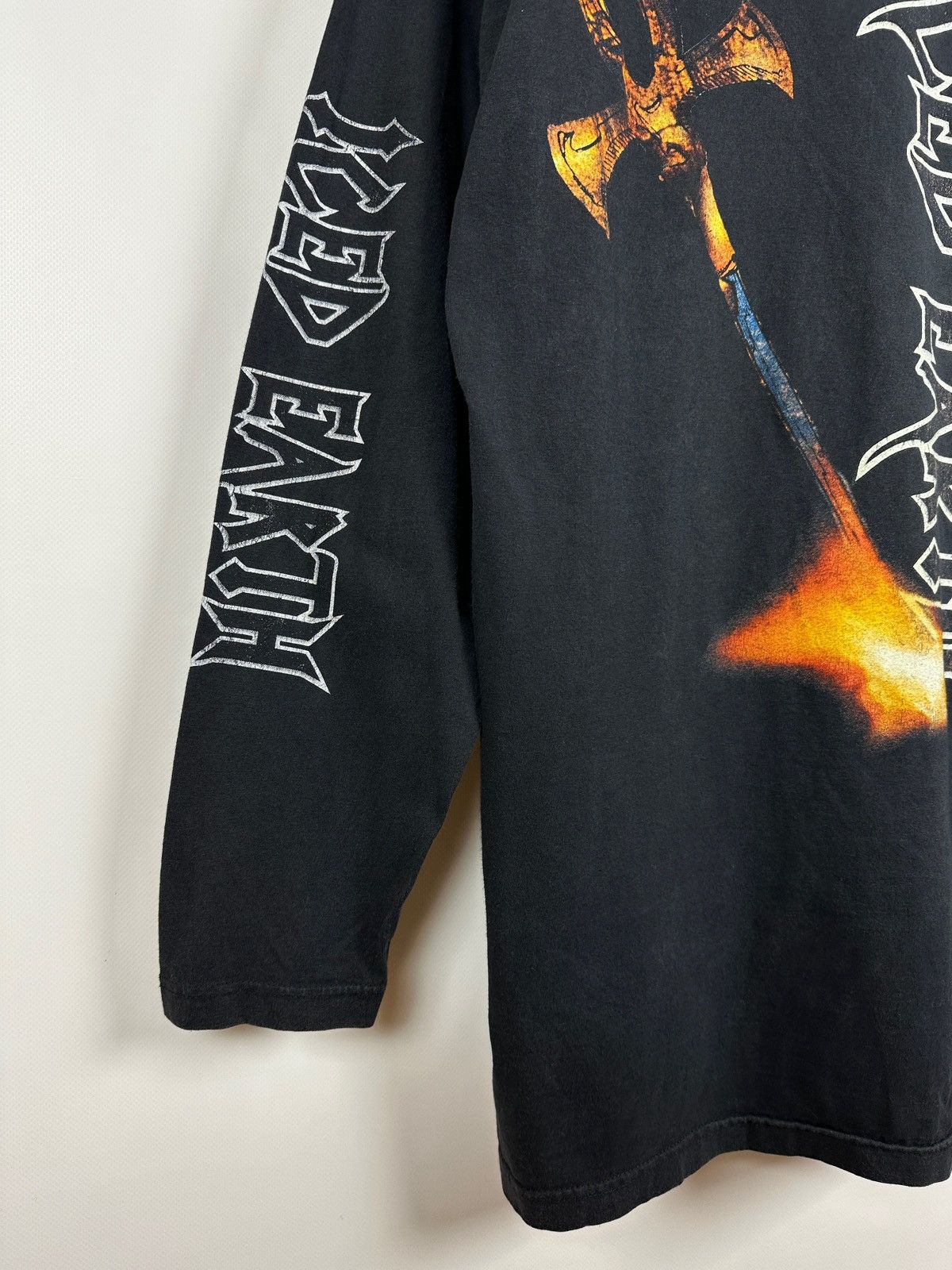 Band Tees 90s Vintage Iced Earth Graphic Long Sleeve Shirt Size US XL / EU 56 / 4 - 15 Thumbnail