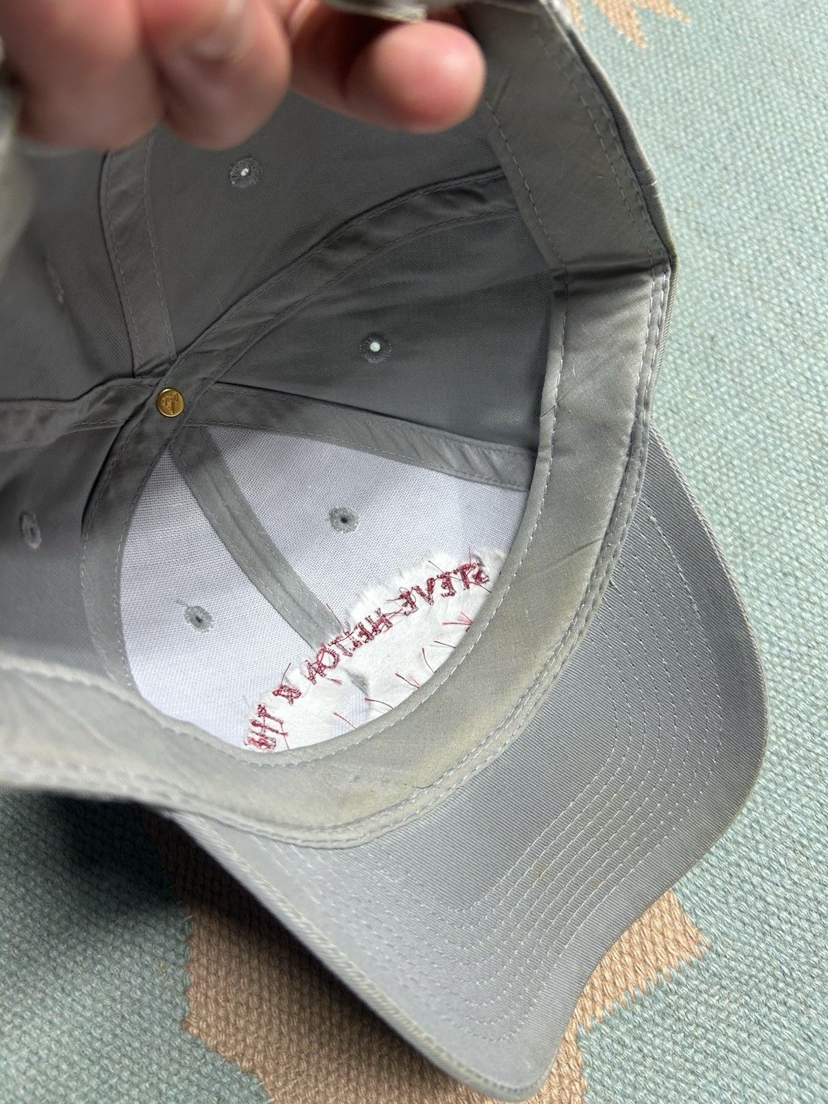 Vintage Vtg strap hat Steve Helton flint river boys country bluegras Size ONE SIZE - 6 Thumbnail