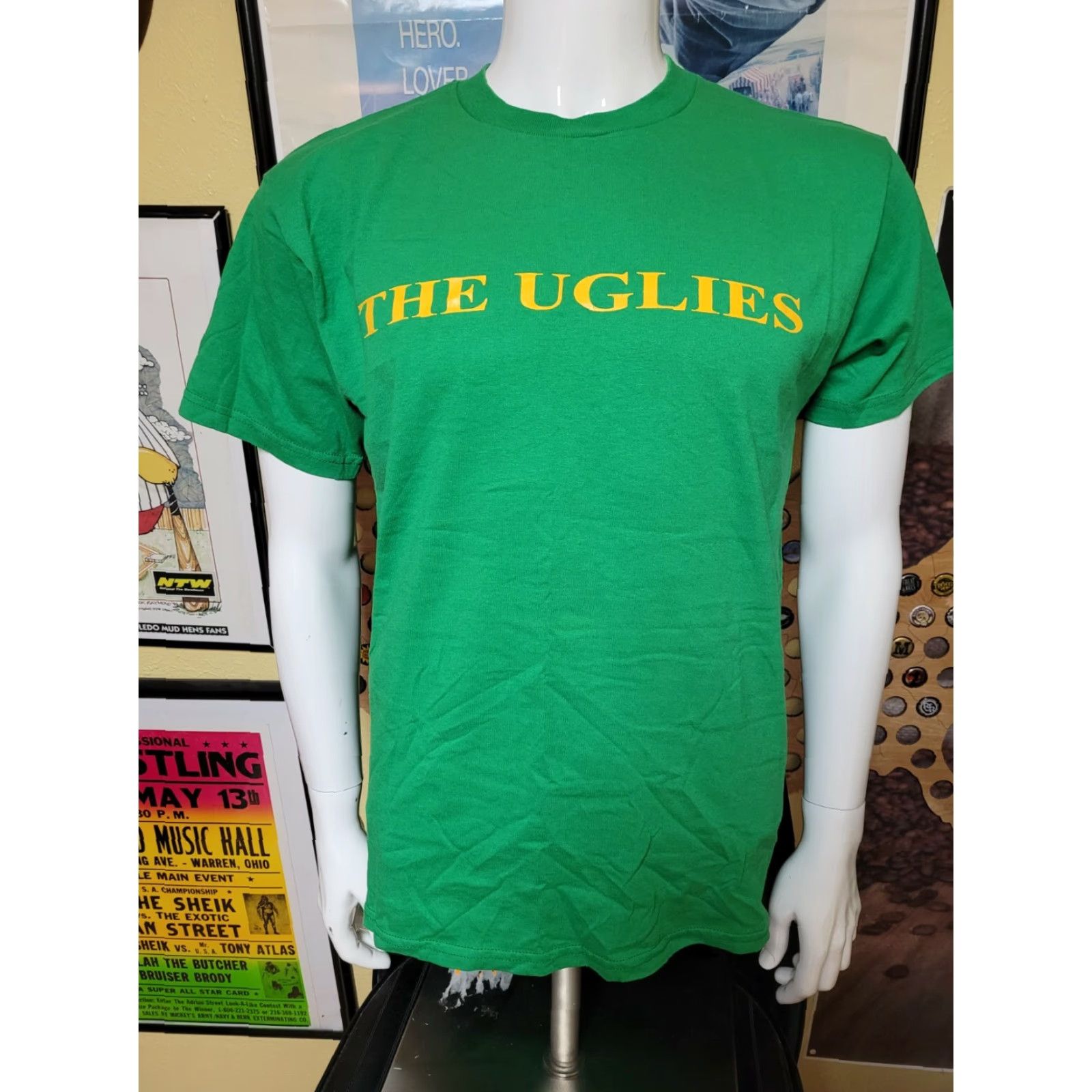 Fruit Of The Loom VTG The Uglies Band T Shirt Large Punk Indie Rock 00s Bowling Green OH Toledo Men Green Cotton Blend Graphic Tee N/A Size US L / EU 52-54 / 3 - 2 Thumbnail