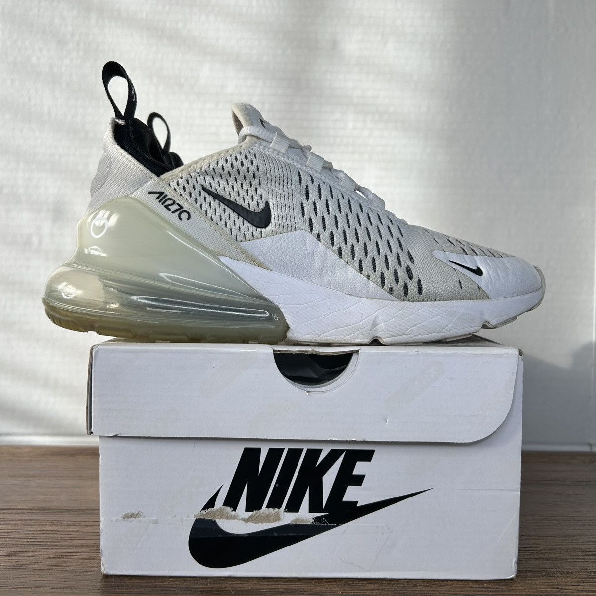 Nike Nike Air Max 270 White and Black Sneakers Women Size 8 Size US 8 / IT 38 - 1 Thumbnail
