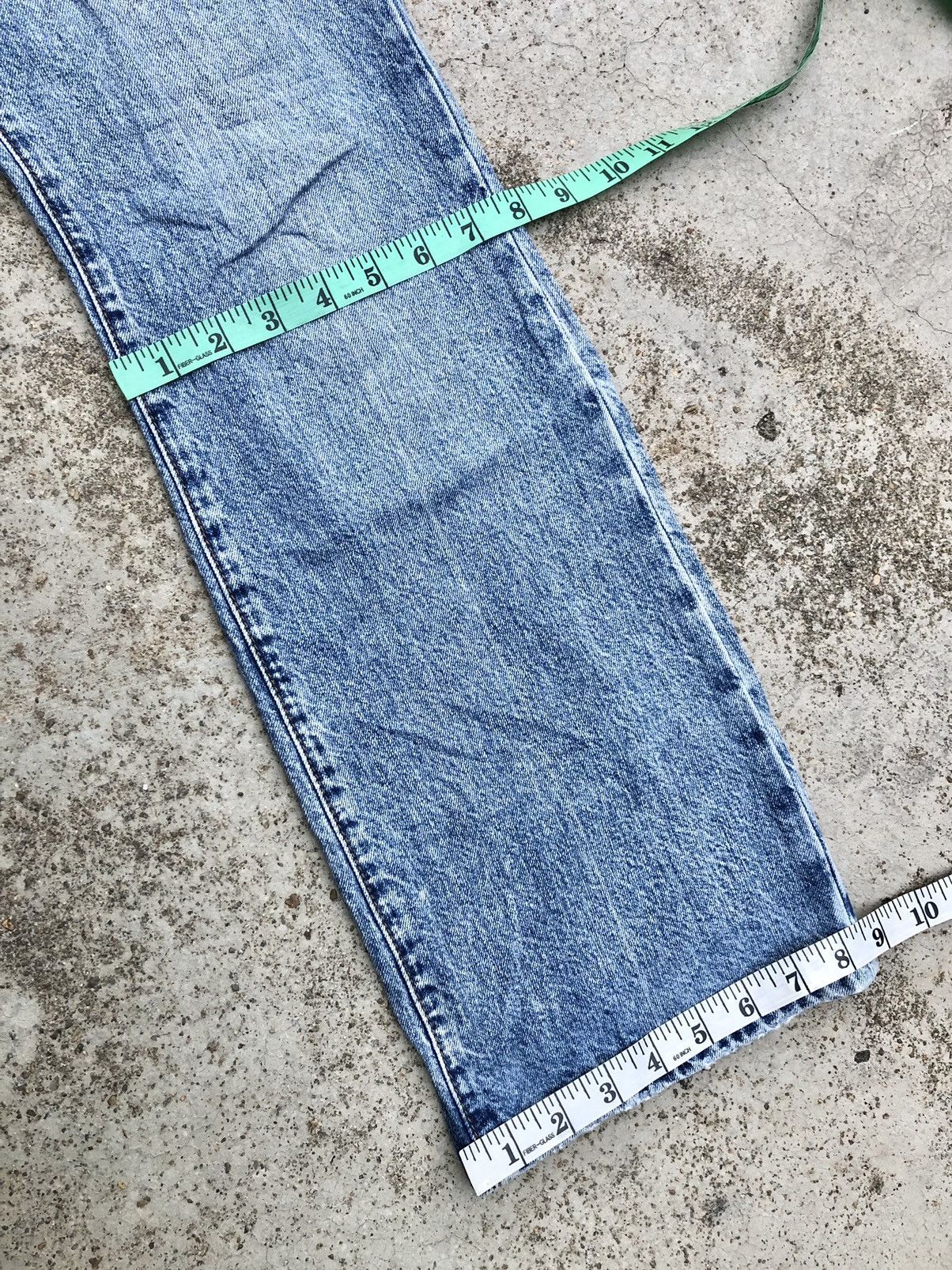 GU FLARED⚡️⚡️GU LITE BLUE DENIM Size US 29 - 8 Thumbnail