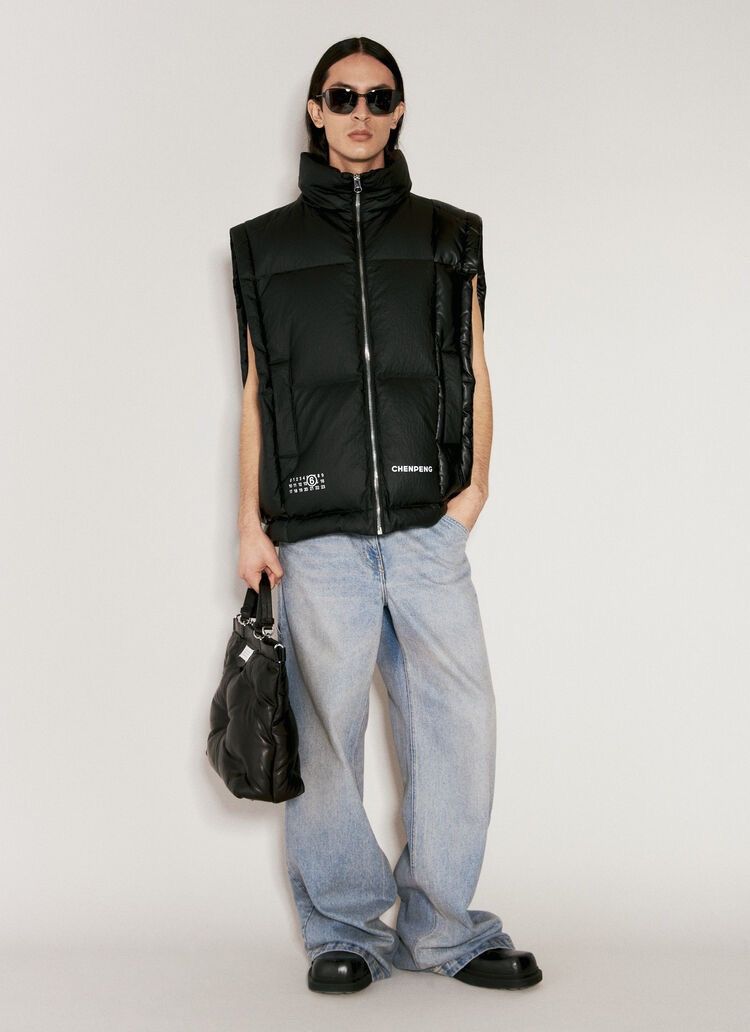 Maison Margiela !DS! AW23 Maison Margiela Chenpeng Black Puffer Gilet Vest Size US M / EU 48-50 / 2 - 5 Thumbnail