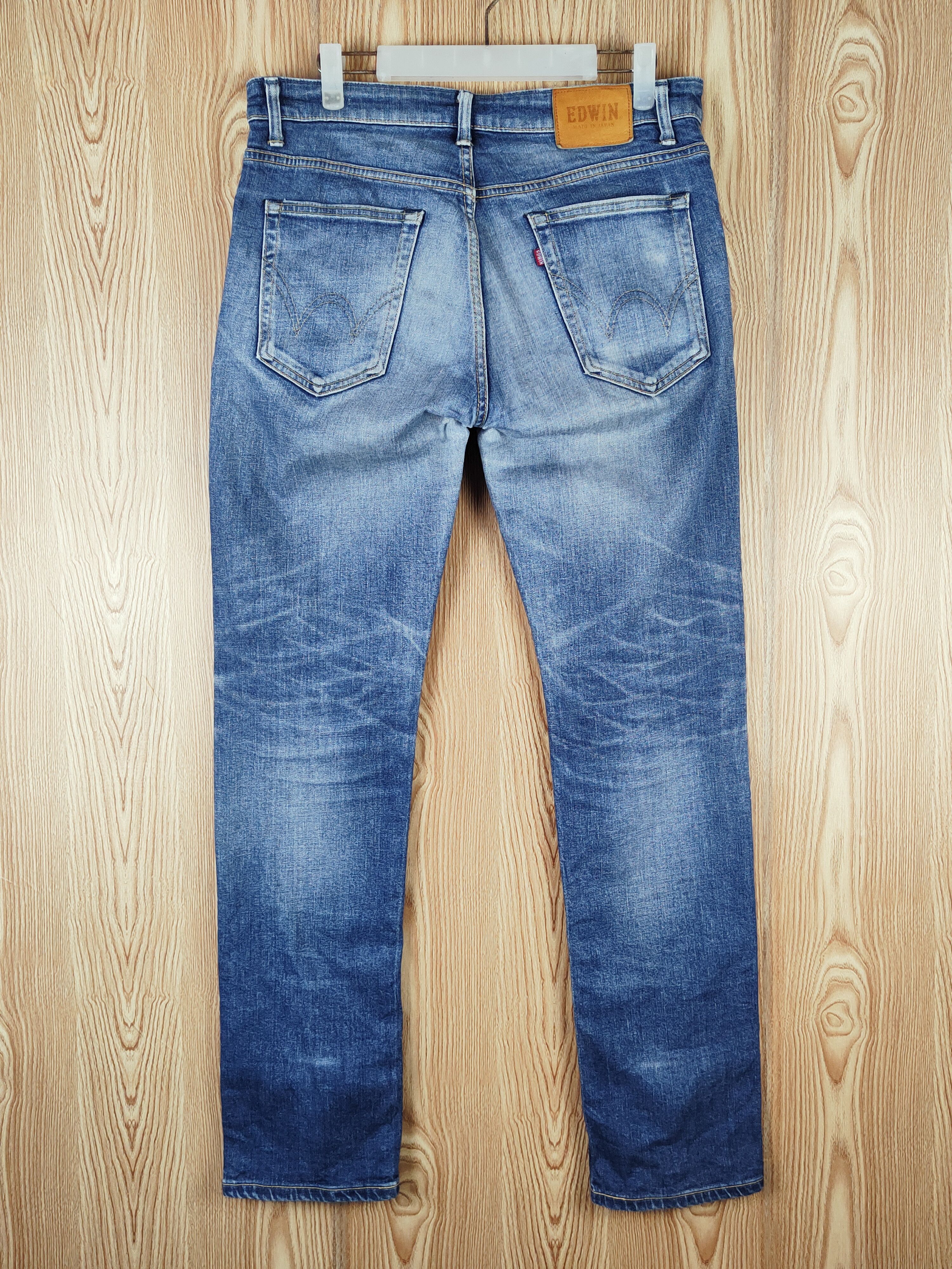 Edwin Edwin Blue Distressed Ripped Jeans #S2680 Size US 31 - 7 Thumbnail