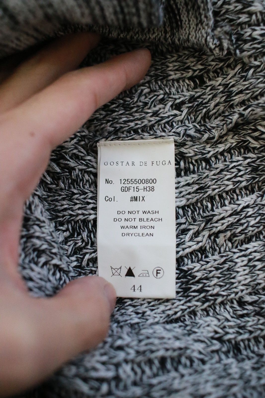 GOSTAR DE FUGA × Japanese Brand FUGA Shawl collar cardigan Size US S / EU 44-46 / 1 - 4 Thumbnail