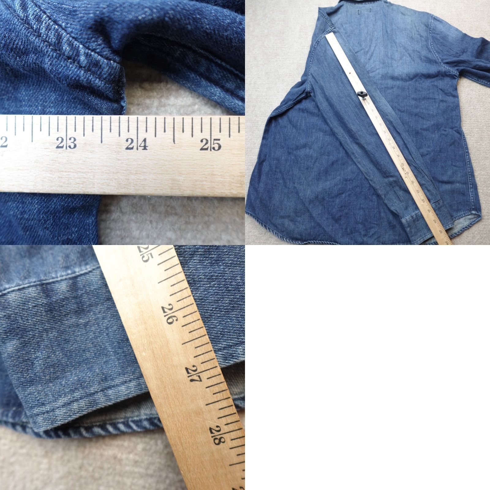 Vintage Joe's Jeans Shirt XL Blue Button Front Cotton NEW Men Size US XL / EU 56 / 4 - 8 Thumbnail