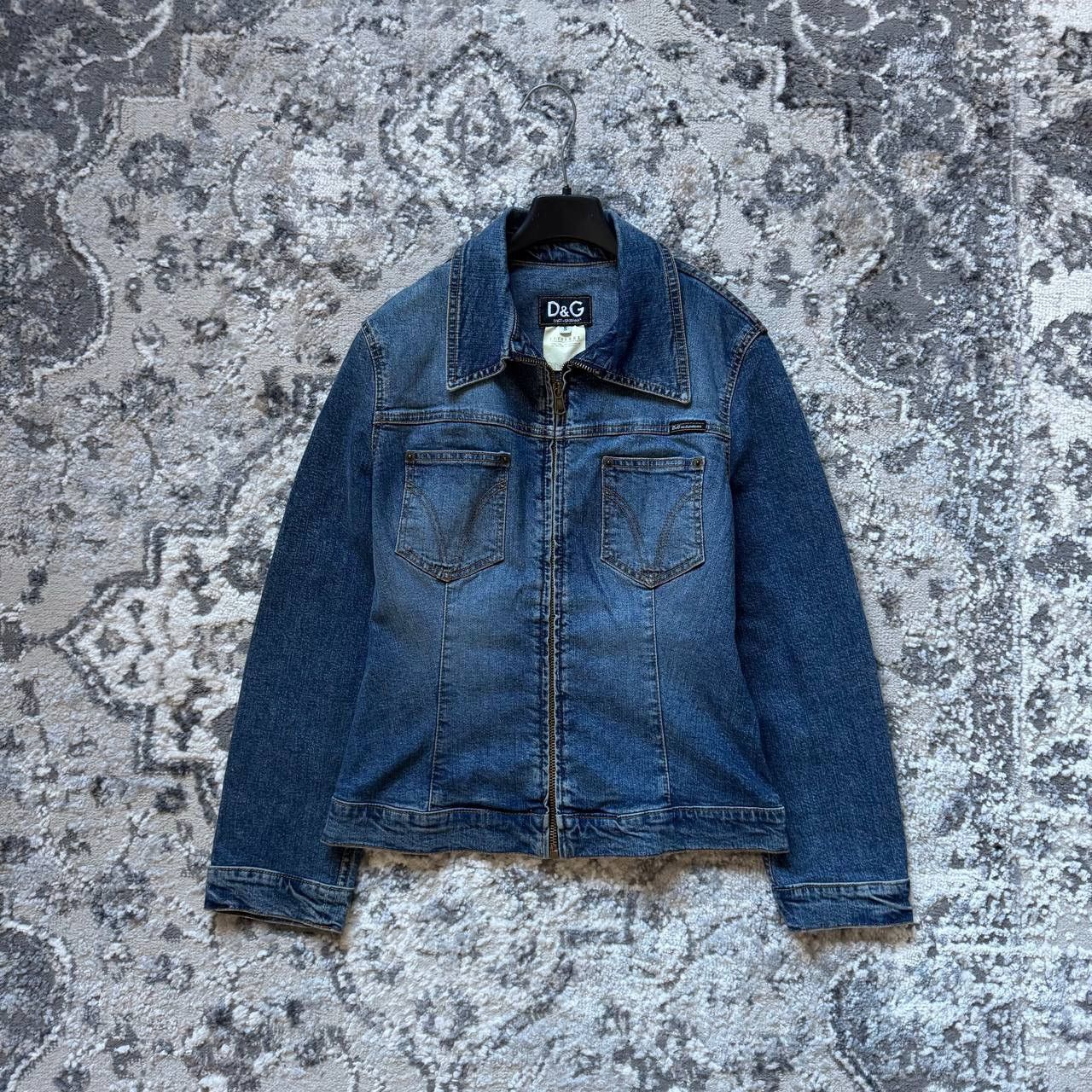 Dolce & Gabbana Dolce Gabbana Vintage Washed Retro Boho Trucker Denim Jacket Size S / US 4 / IT 40 - 1 Thumbnail