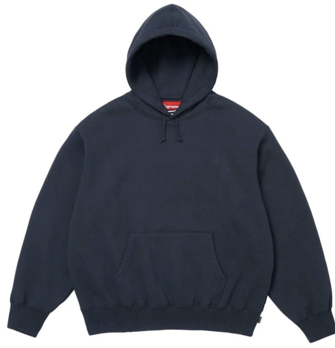 Satin Appliqué Hooded Sweatshirt