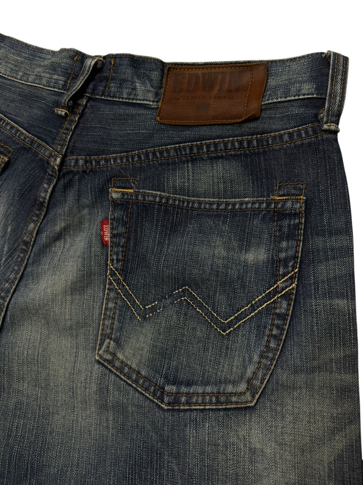 Edwin Vintage 00s Edwin 403XV Denim jeans | Japan Market | W35 Size US 35 - 8 Thumbnail