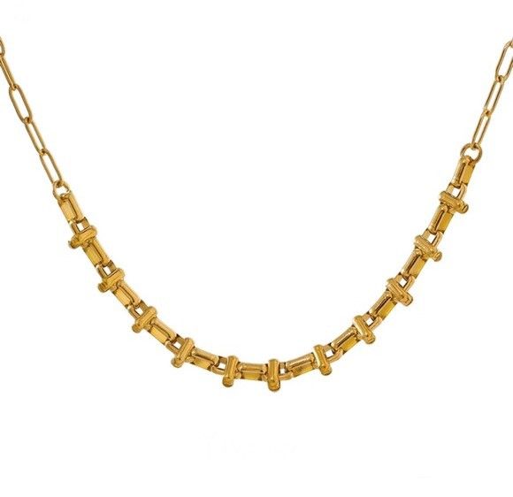 The Unbranded Brand Women Stylish Stainless Steel Short Necklace Size ONE SIZE - 1 Thumbnail