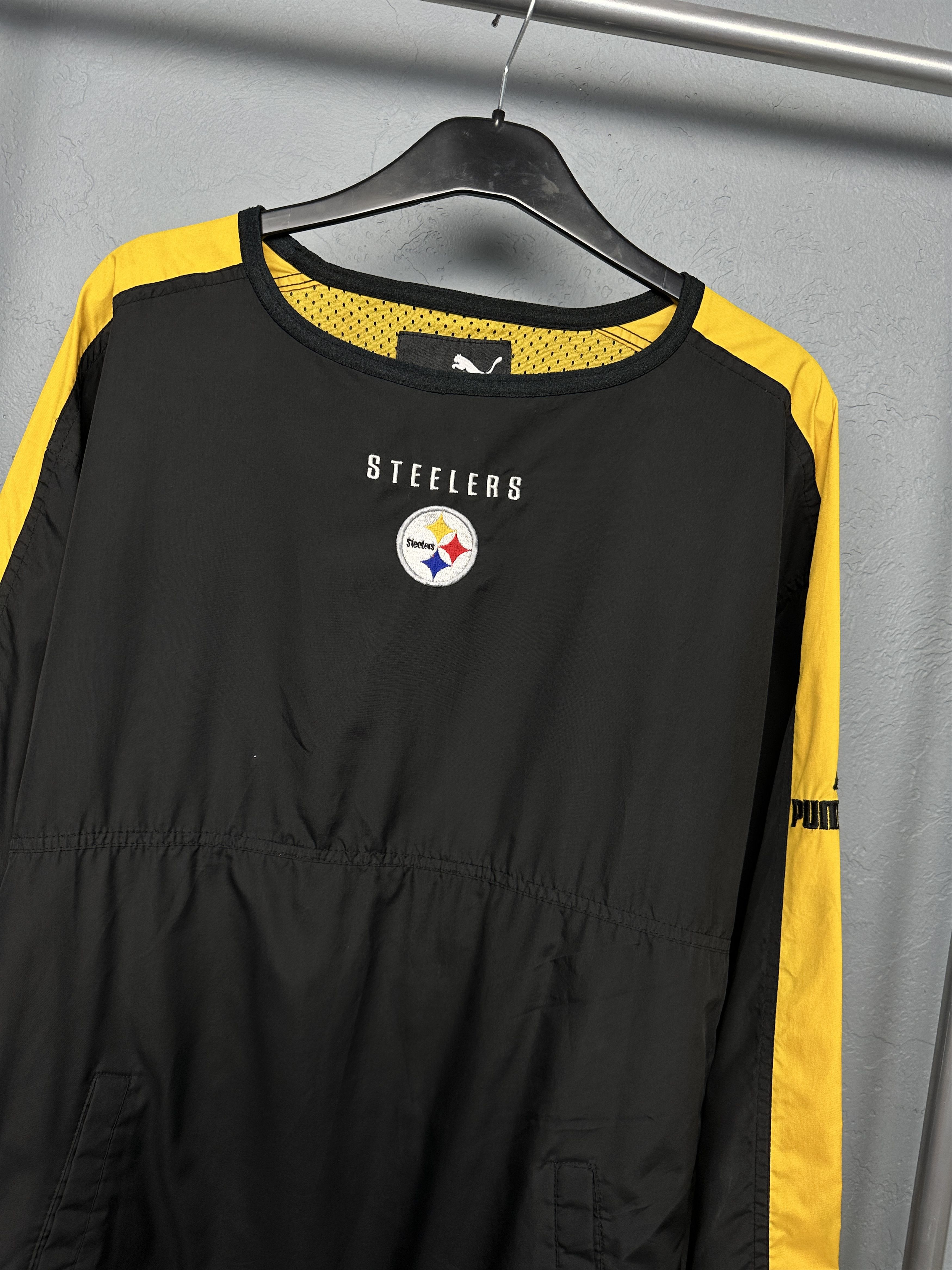 Puma Puma NFL Pittsburgh Steelers 90s Vintage Mens Jacket Size US L / EU 52-54 / 3 - 2 Thumbnail