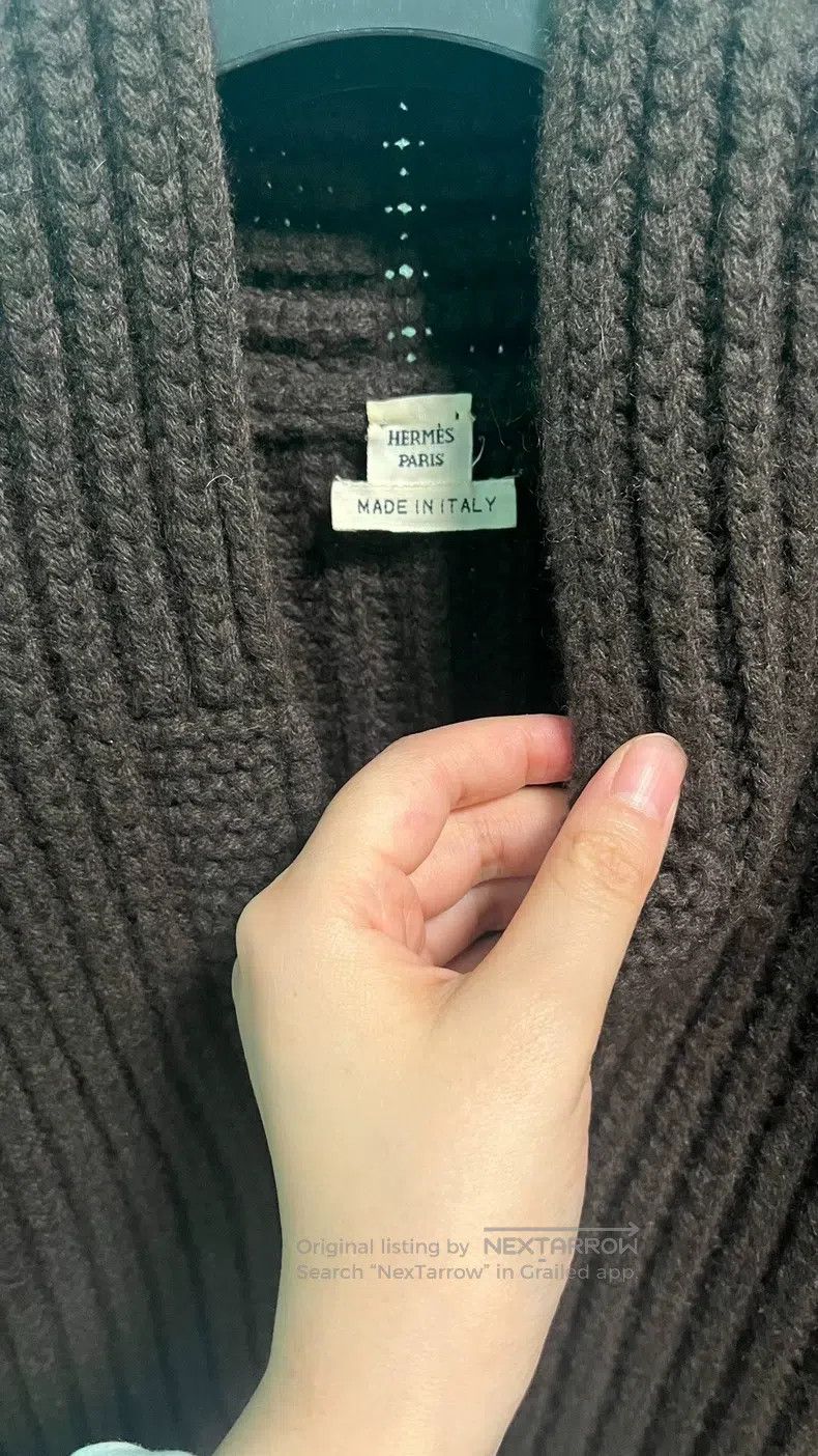 Hermes Hermes Knitted sweater coat Size XS / US 0-2 / IT 36-38 - 2 Thumbnail