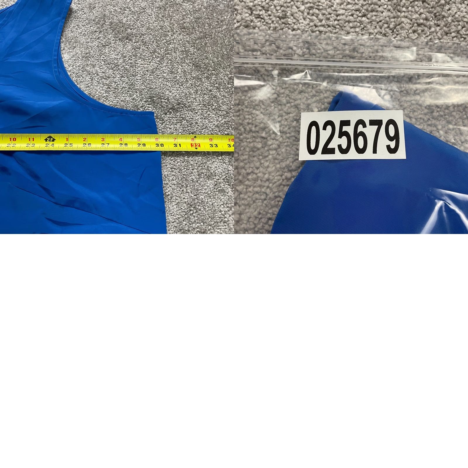 Vintage Roaman's Tank Top Women 10 Royal Blue Sleeveless Round Neck Basic Casual Size L / US 10 / IT 46 - 8 Thumbnail