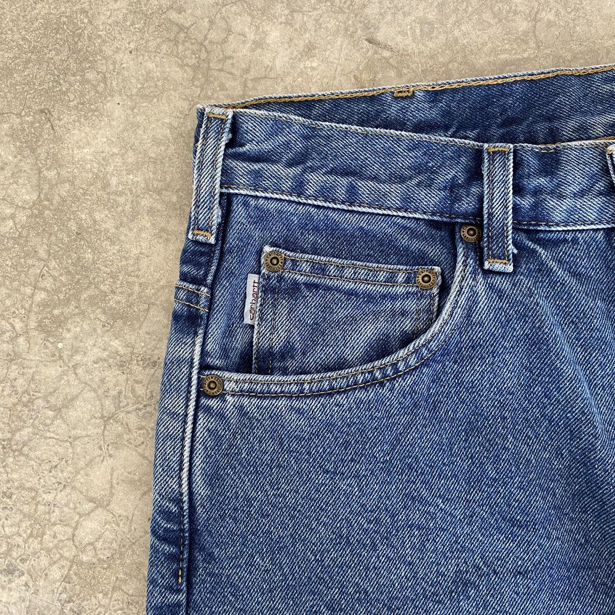 Carhartt Vintage Carhartt Blanket Lined Relaxed Fit Denim Jeans Size US 31 - 10 Thumbnail