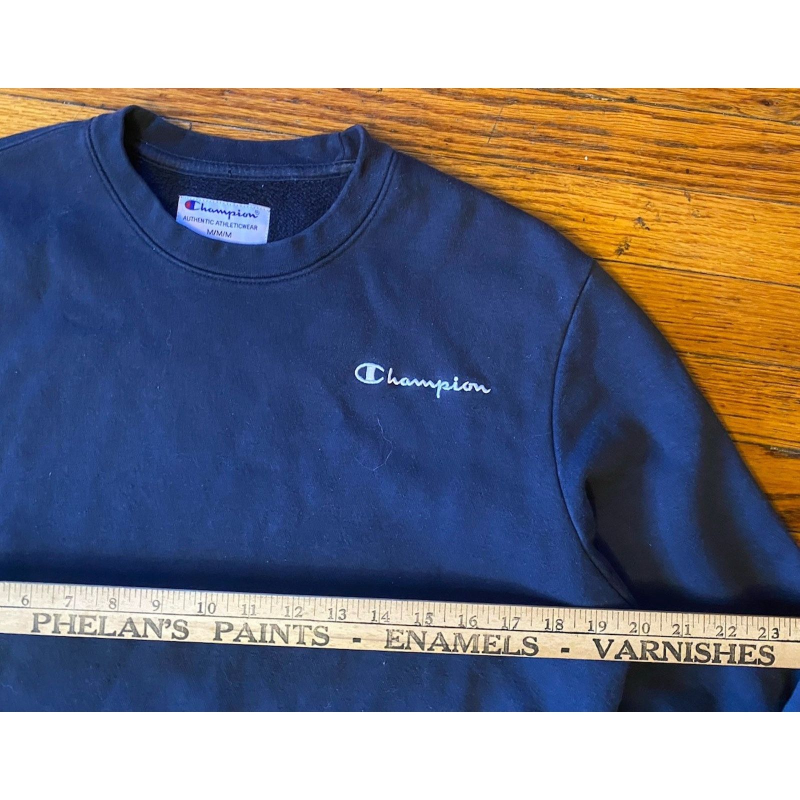 Champion Champion Authentic sweatshirt Men’s Medium Pullover Navy Size US M / EU 48-50 / 2 - 5 Thumbnail