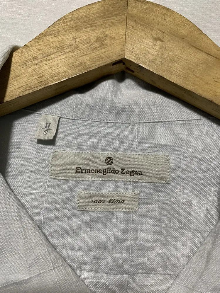 Ermenegildo Zegna Ermenegildo Zegna Linen button up shirt Size US M / EU 48-50 / 2 - 10 Thumbnail