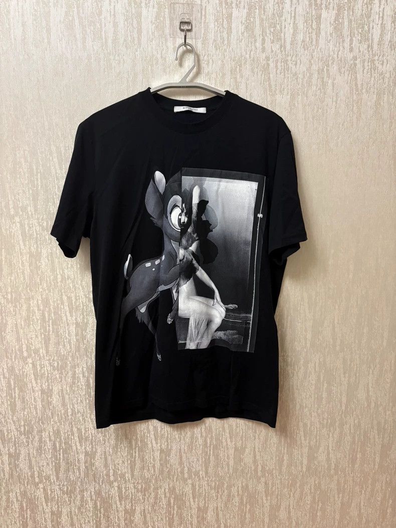 Givenchy Givenchy Black Fawn Short Sleeve T-Shirt 2506-Nextarrow Size US L / EU 52-54 / 3 - 1 Thumbnail