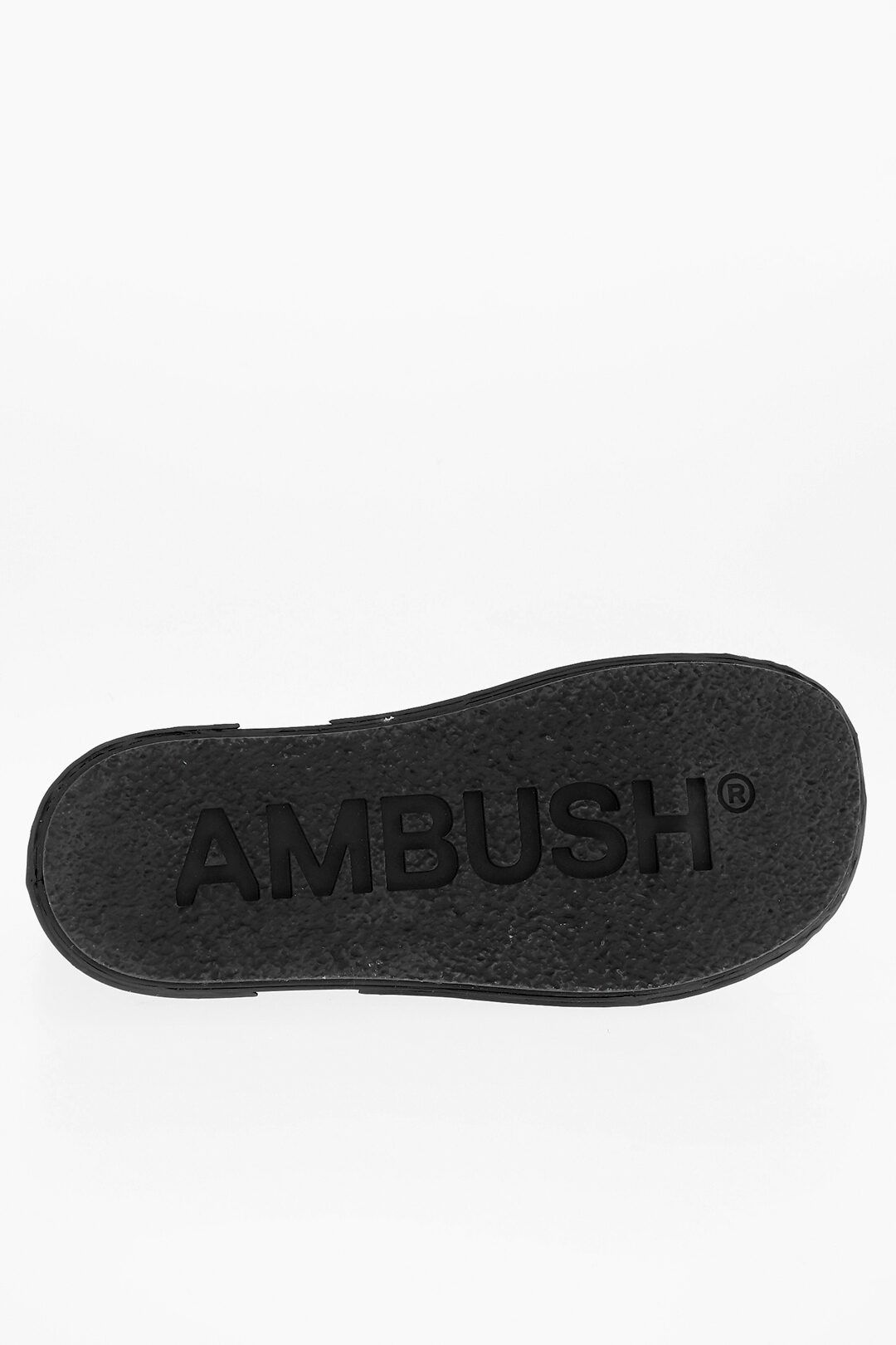 Ambush Design og1mm0925 Leather & Rubber Low-Top Sneakers in Black Size US 8 / EU 41 - 5 Thumbnail