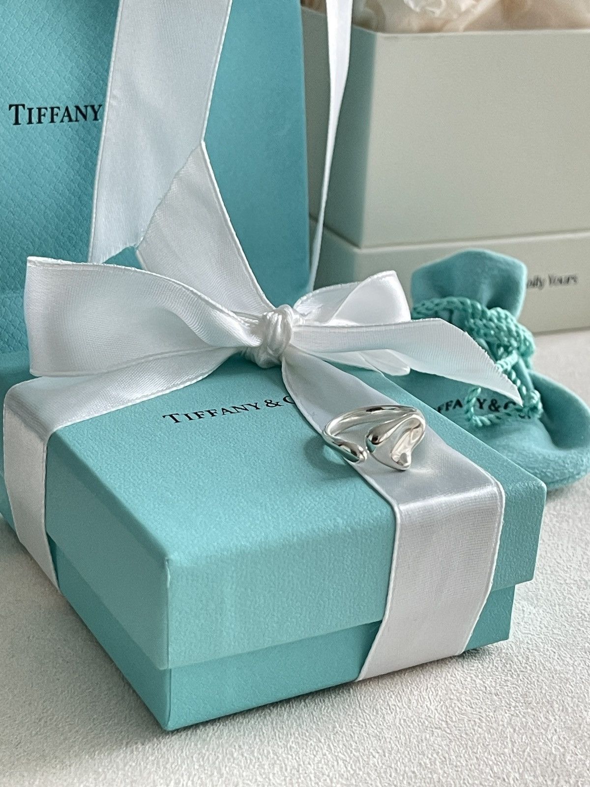 Tiffany & Co. Tiffany & Co. Elsa Peretti Full Heart Ring Silver 5 NEW $550 Size ONE SIZE - 9 Thumbnail