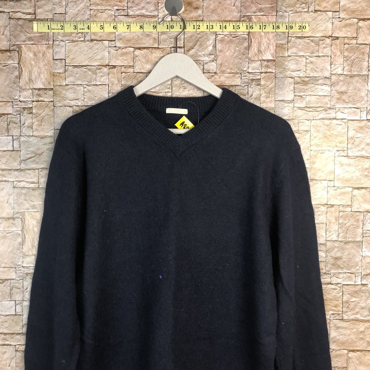 GU × Homespun Knitwear × Vintage GU japan Black plain vintage Knitwear #A894 Size US L / EU 52-54 / 3 - 2 Thumbnail