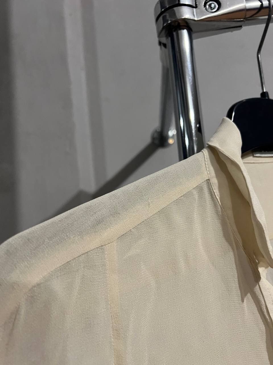 Acne Studios ACNE STUDIOS CRYSTAL PICTURE WOMEN SILK BUTTON BLOUSE SHIRT Size XS / US 0-2 / IT 36-38 - 9 Thumbnail