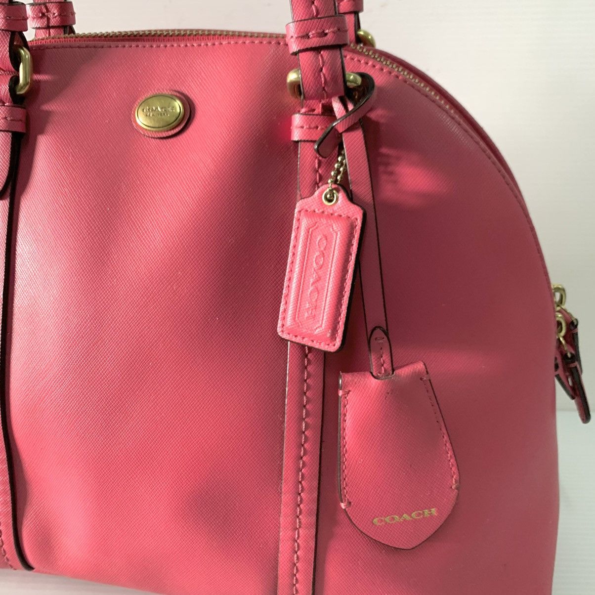 Coach Coach Leather Pink Alma Bag Size ONE SIZE - 4 Thumbnail