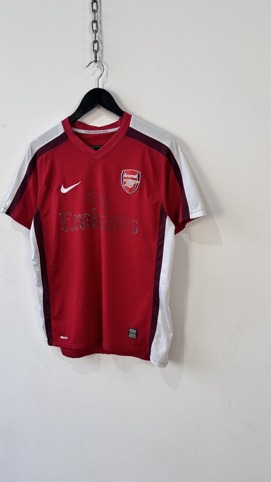 Nike Arsenal 2008-2010 Home Football Shirt Nike Jersey Red/White Size US M / EU 48-50 / 2 - 3 Thumbnail
