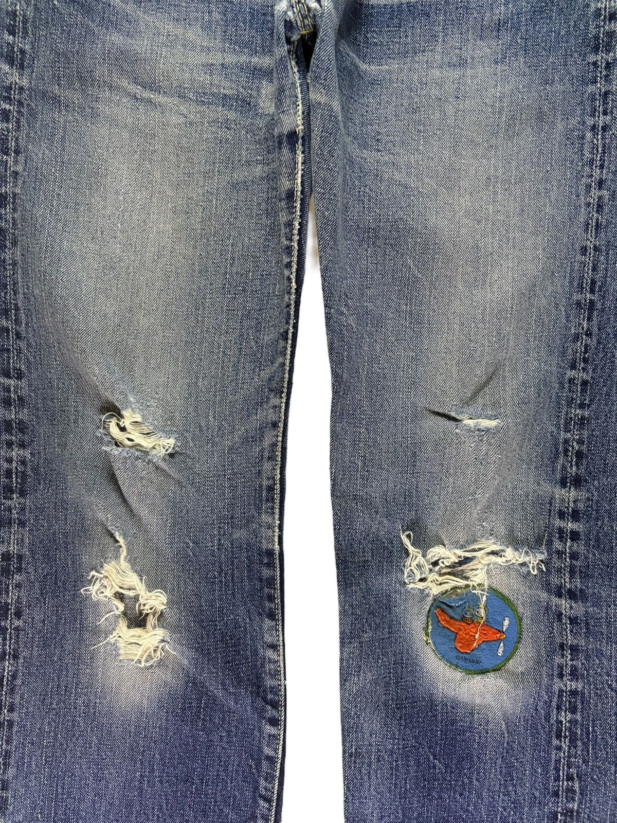 Eternal Vintage Eternal Japanese Selvedge Bartacks Loose Jeans Size US 31 - 6 Thumbnail