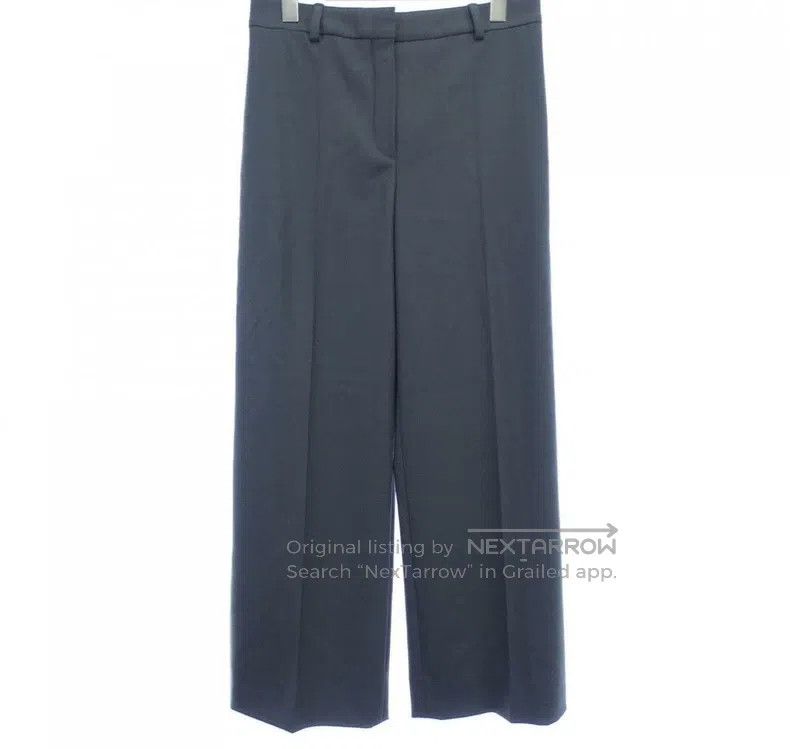 Hermes Hermes Wool wide-leg pants Size 24" / US 00 / IT 34 - 2 Thumbnail