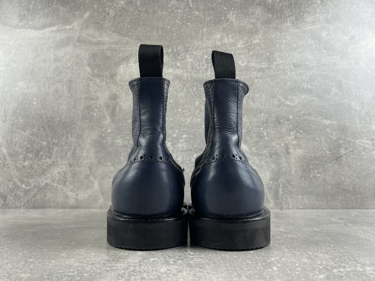 Neil Barrett Neil Barrett BluBarrett Navy Blue Leather Chelsea Boots Size US 7 / EU 40 - 6 Thumbnail
