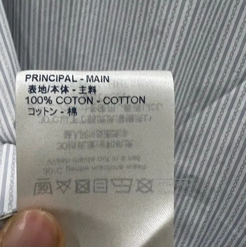 Louis Vuitton Louis Vuitton Gray Striped Long Sleeve Shirt . Size US M / EU 48-50 / 2 - 5 Thumbnail