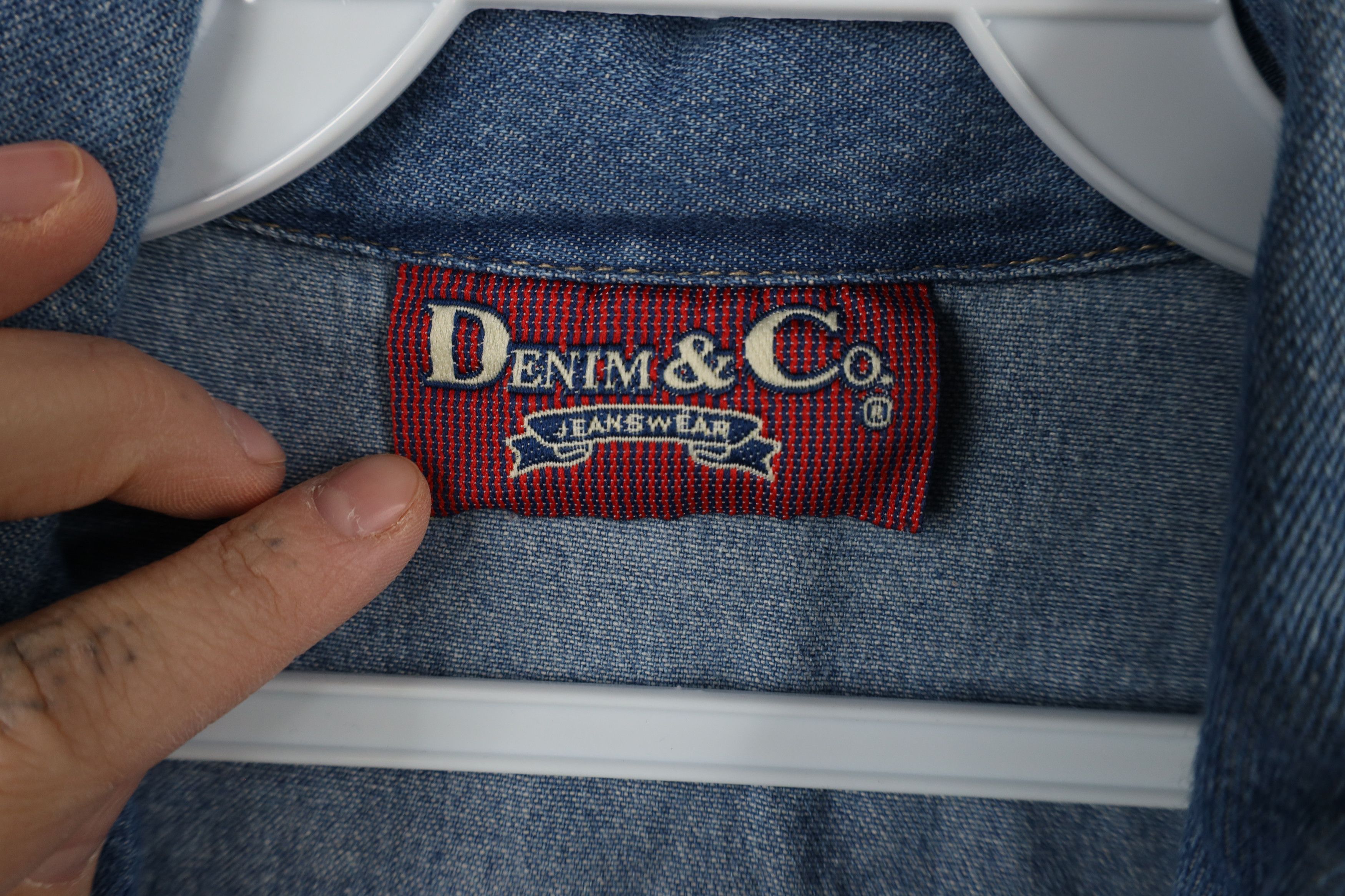 Vintage Vintage 90s Y2K Babydoll Snap Button Denim Jean Shirt Blue Size M / US 6-8 / IT 42-44 - 7 Thumbnail