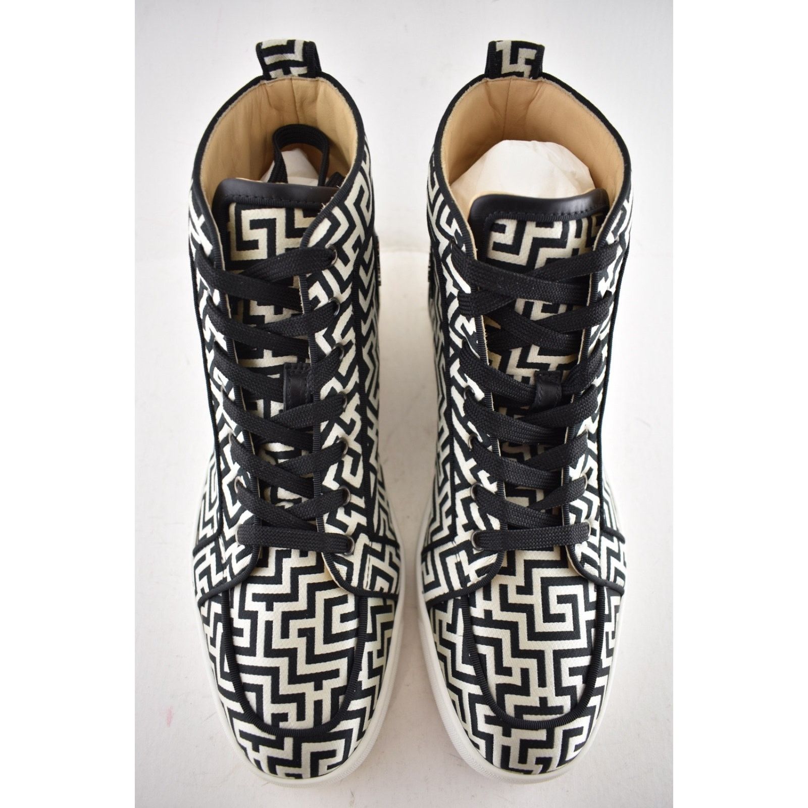 Christian Louboutin Christian Louboutin Mens Rantus Orlato Flat Tissu Black Size US 11 / EU 44 - 9 Thumbnail