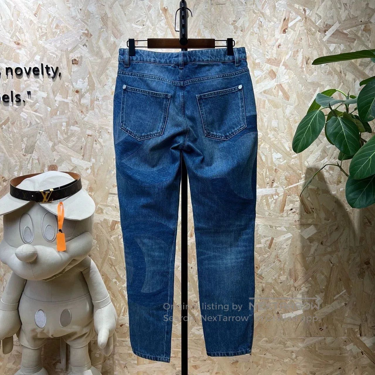 Chanel chanel denim pants with oversized c logo. Size 35" - 2 Thumbnail