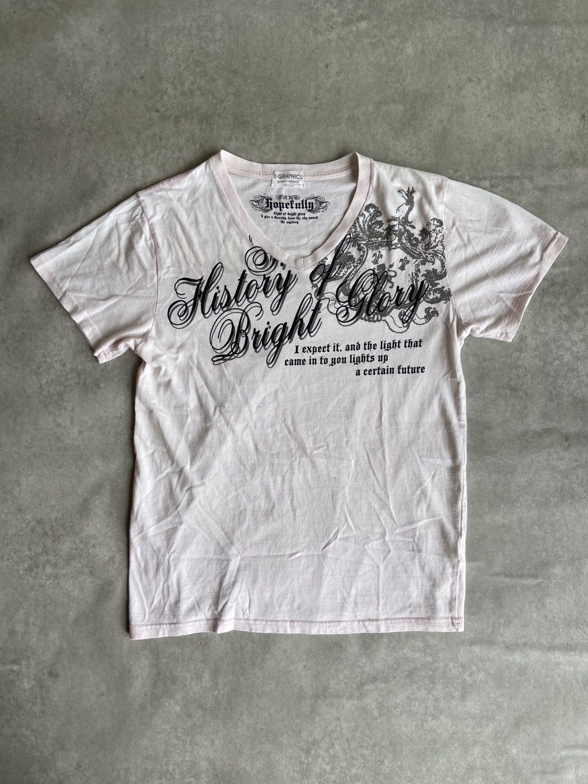 If Six Was Nine × Japanese Brand × Le Grande Bleu (L.G.B.) Tgraphic Poem Y2K Short Sleeve Size US M / EU 48-50 / 2 - 1 Thumbnail